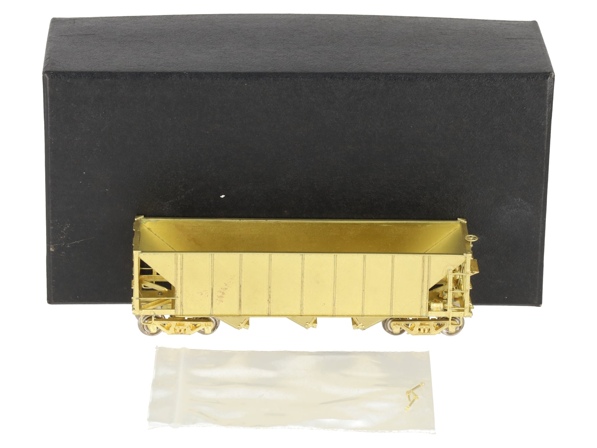 Hallmark Models HOn3 BRASS Undecorated Rolling Stock 3-Bay Hopper EX/Box