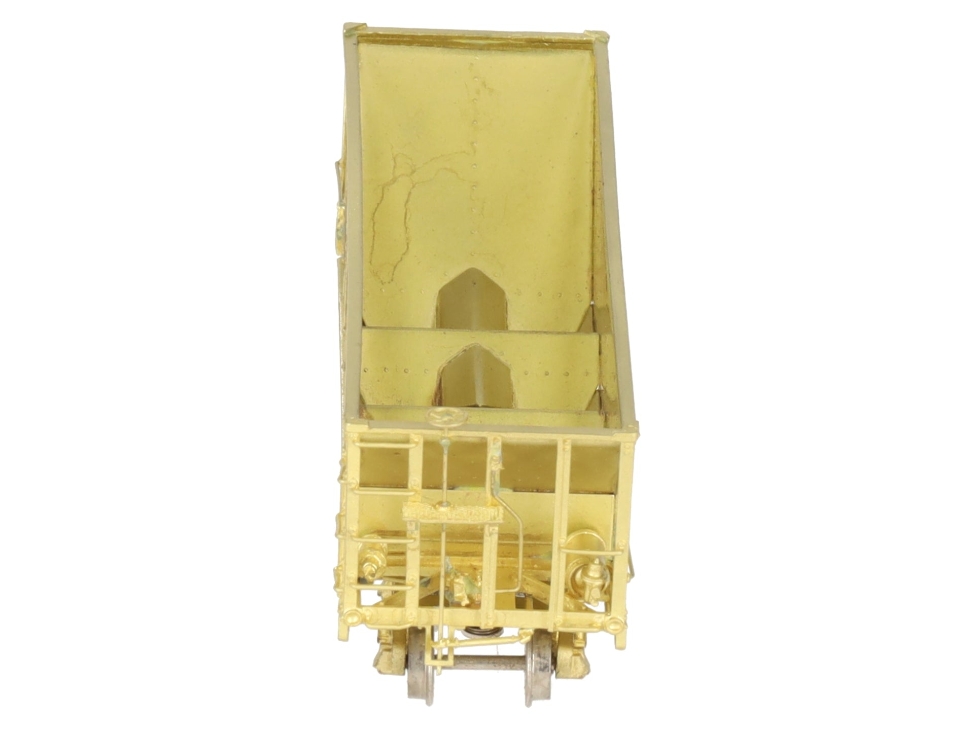 Hallmark Models HOn3 BRASS Undecorated Rolling Stock 3-Bay Hopper EX/Box