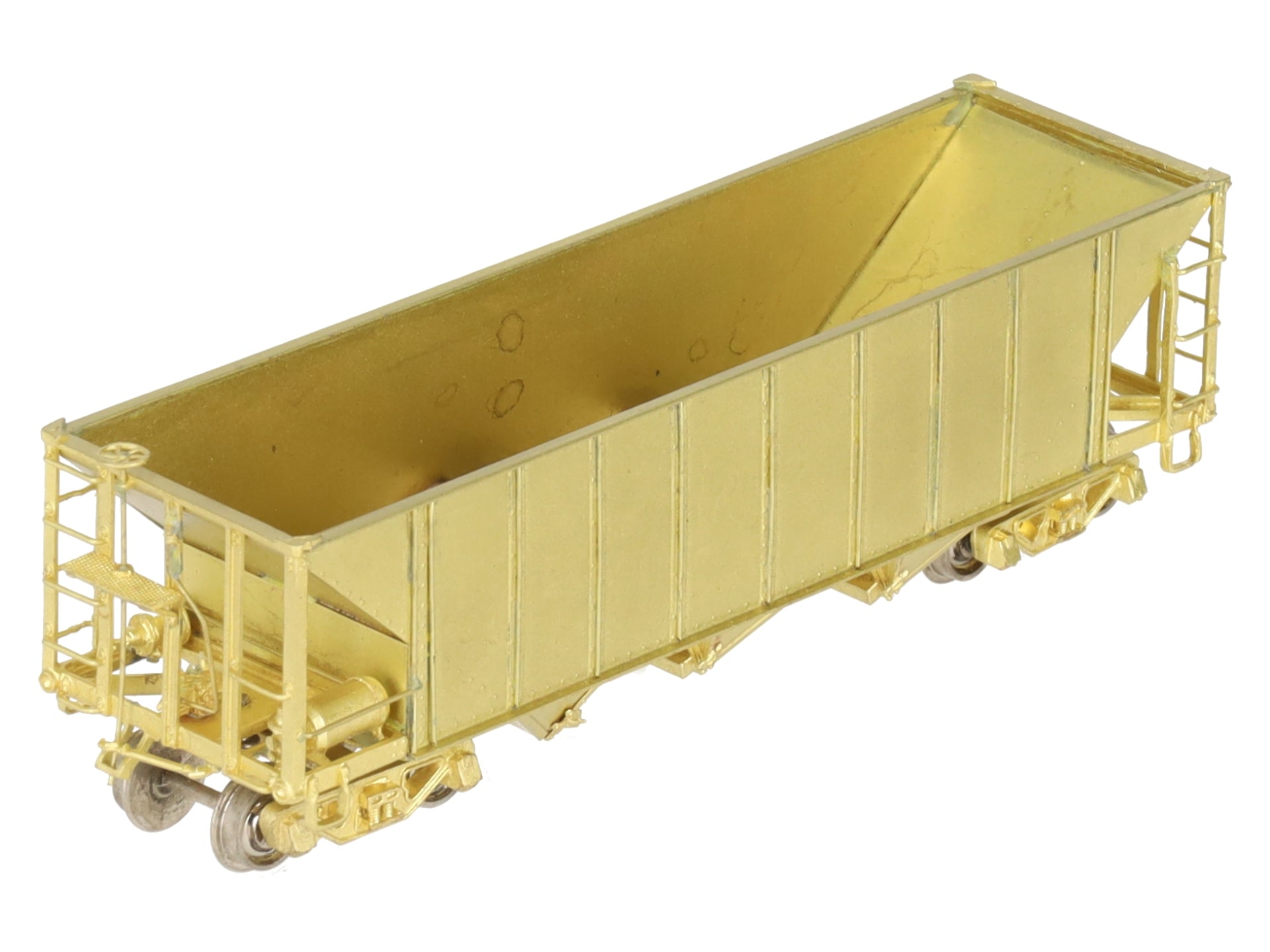 Hallmark Models HOn3 BRASS Undecorated Rolling Stock 3-Bay Hopper EX/Box