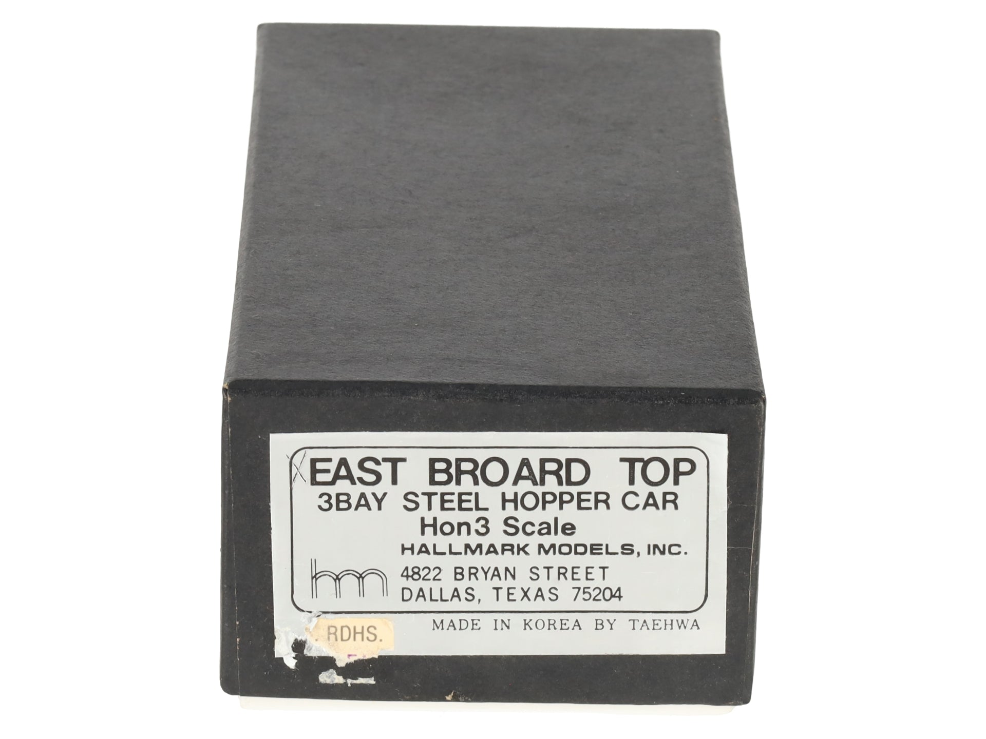 Hallmark Models HOn3 BRASS Undecorated Rolling Stock 3-Bay Hopper EX/Box