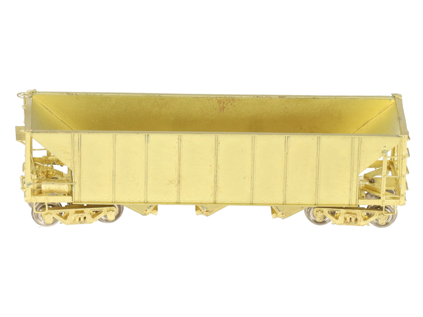 Hallmark Models HOn3 BRASS Undecorated Rolling Stock 3-Bay Hopper EX/Box