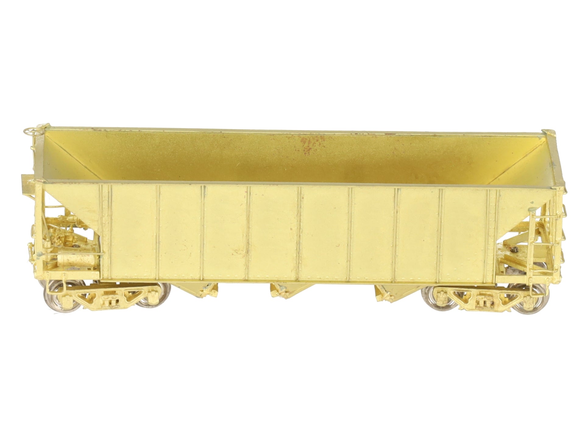 Hallmark Models HOn3 BRASS Undecorated Rolling Stock 3-Bay Hopper EX/Box