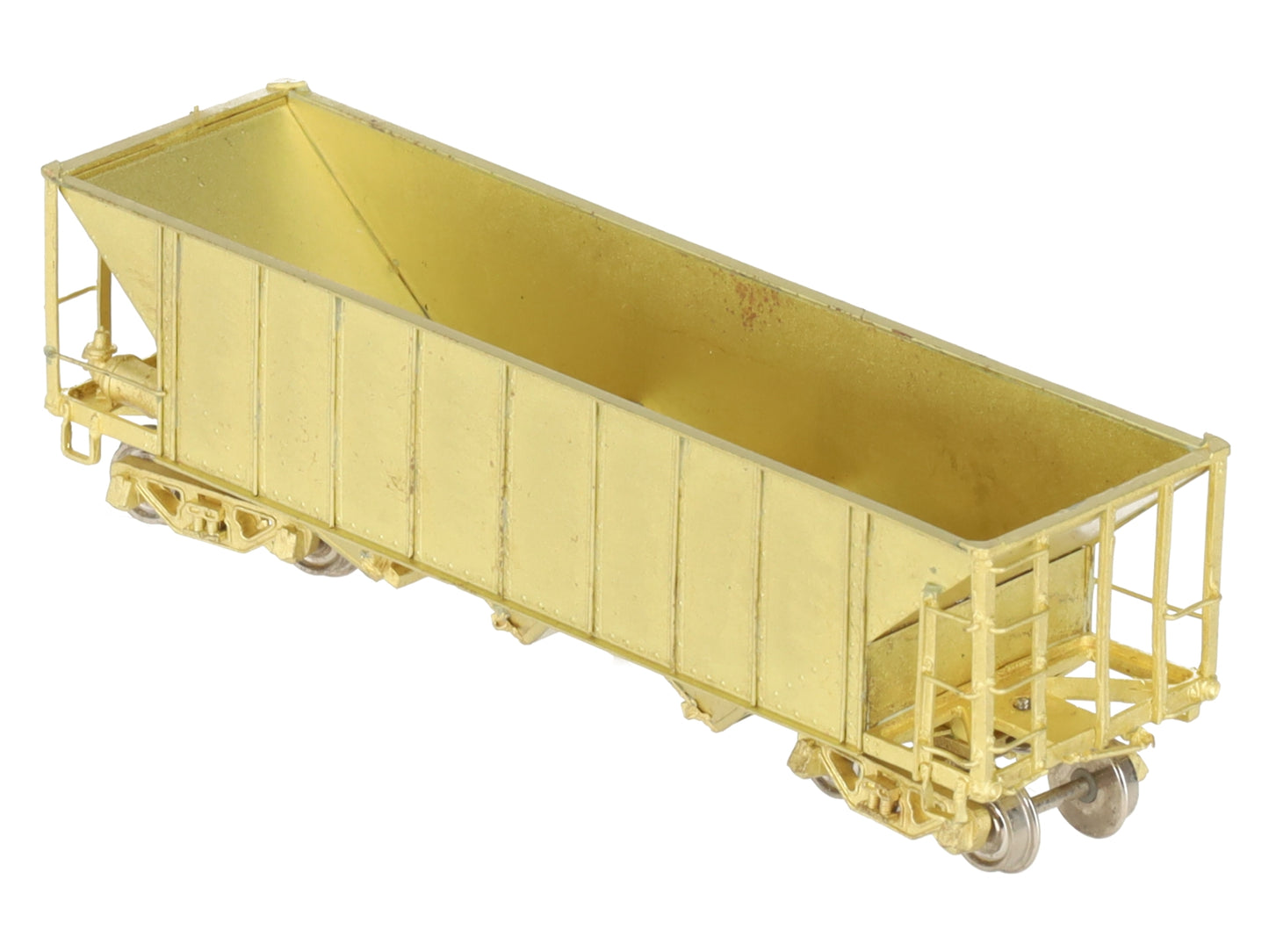 Hallmark Models HOn3 BRASS Undecorated Rolling Stock 3-Bay Hopper EX/Box