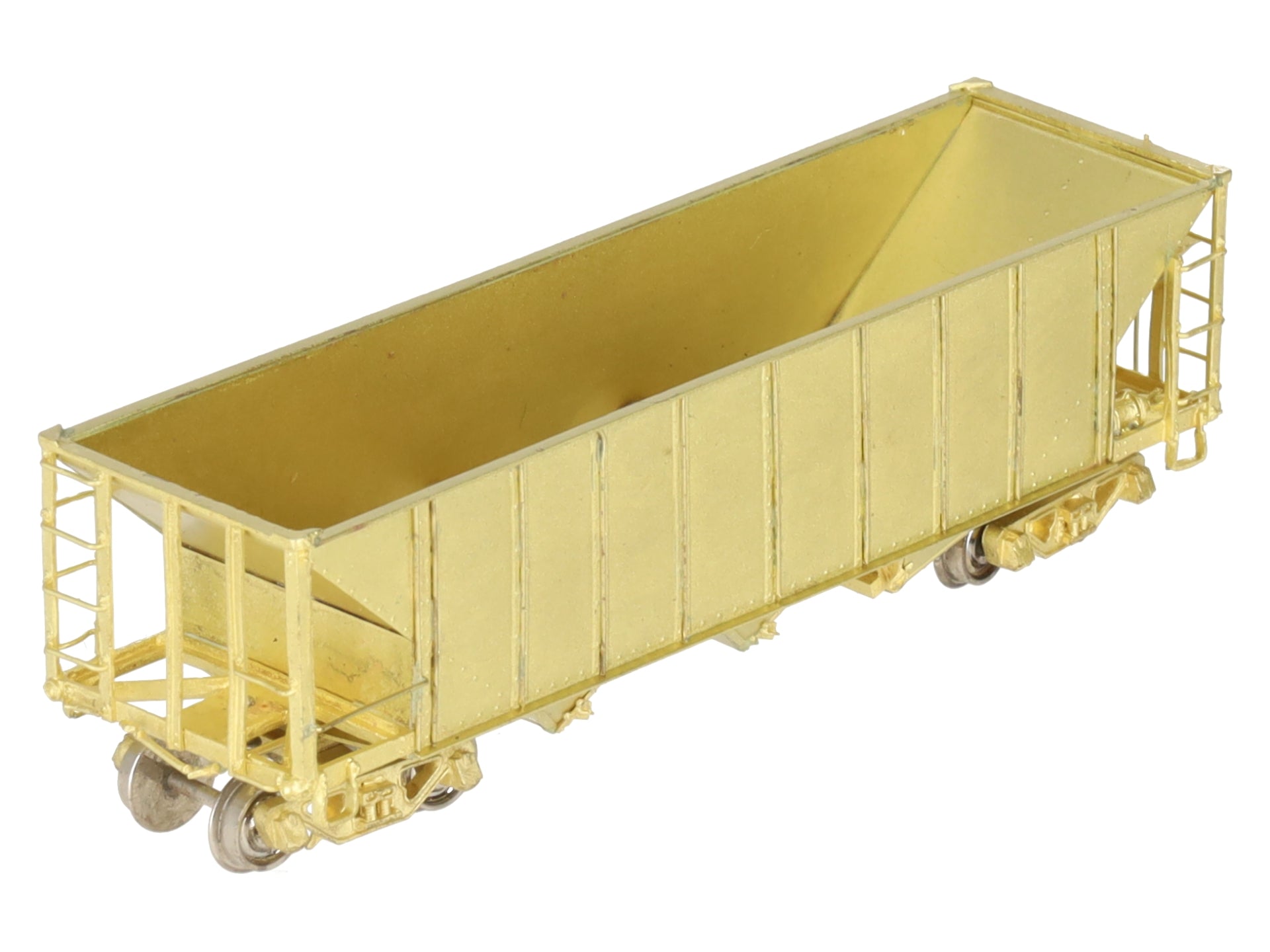 Hallmark Models HOn3 BRASS Undecorated Rolling Stock 3-Bay Hopper EX/Box