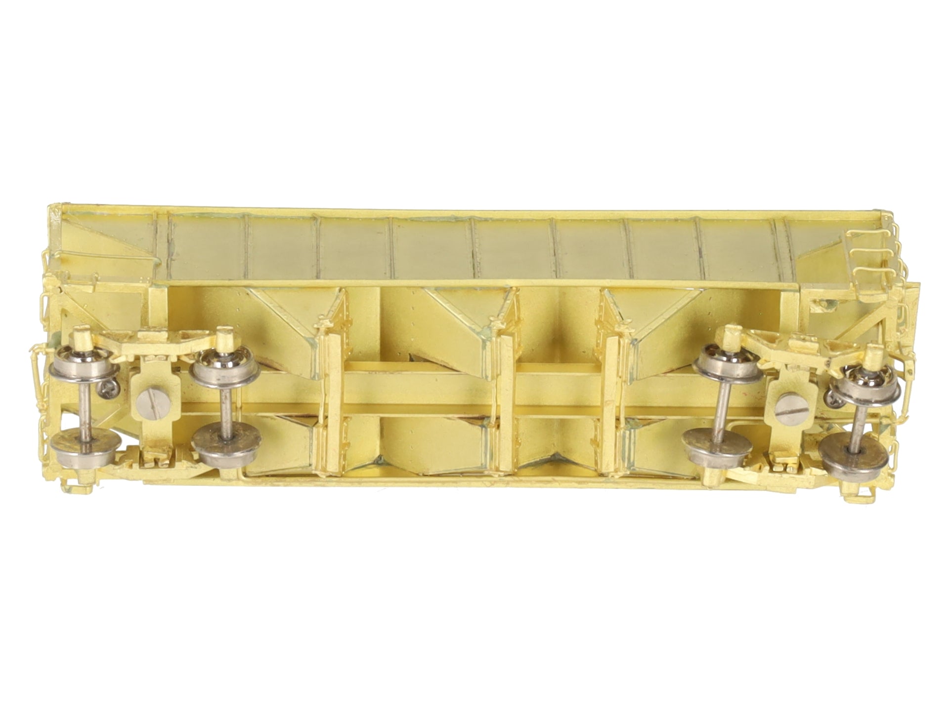 Hallmark Models HOn3 BRASS Undecorated Rolling Stock 3-Bay Hopper EX/Box