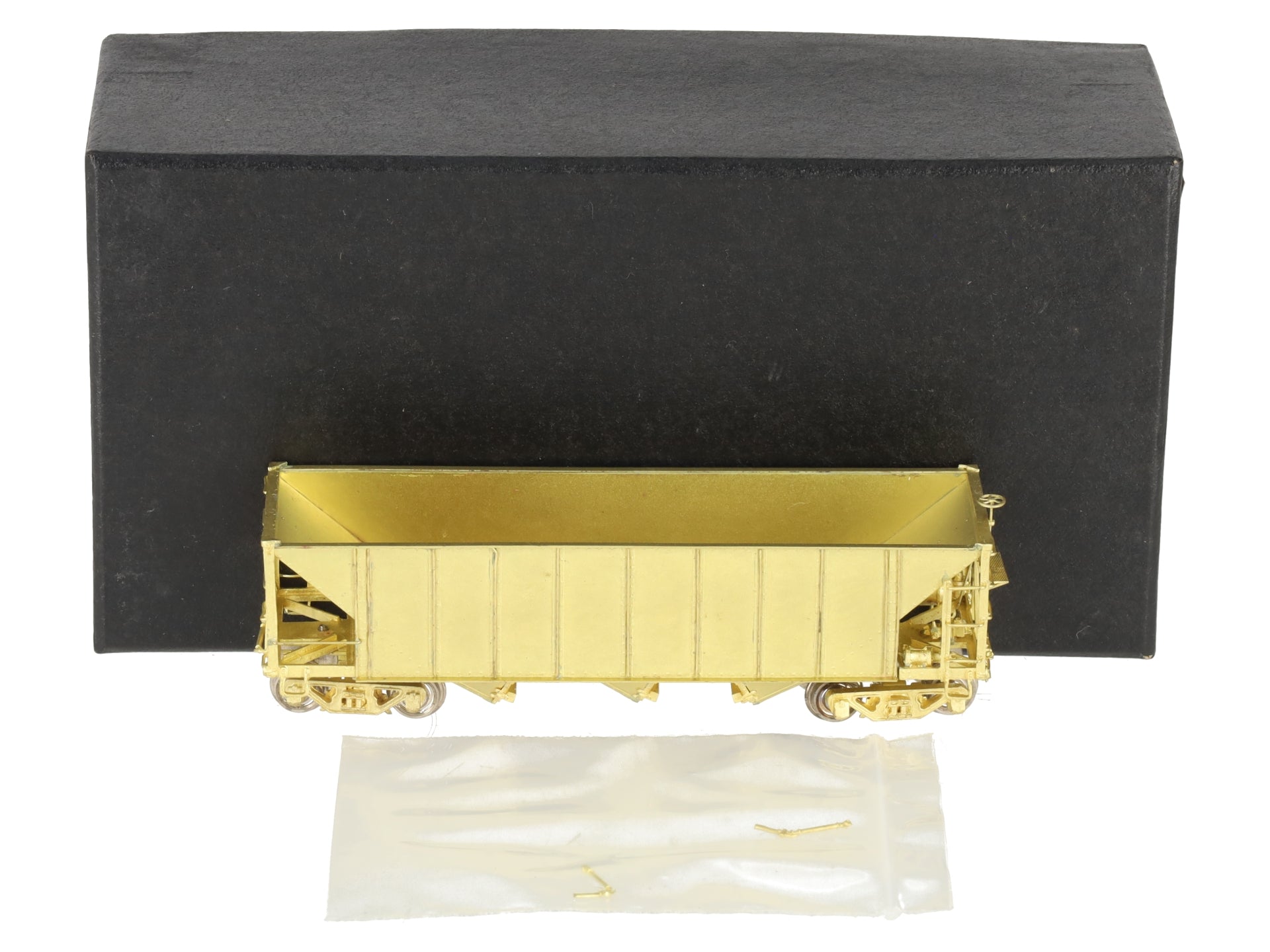 Hallmark Models HOn3 BRASS Undecorated Rolling Stock 3-Bay Hopper EX/Box