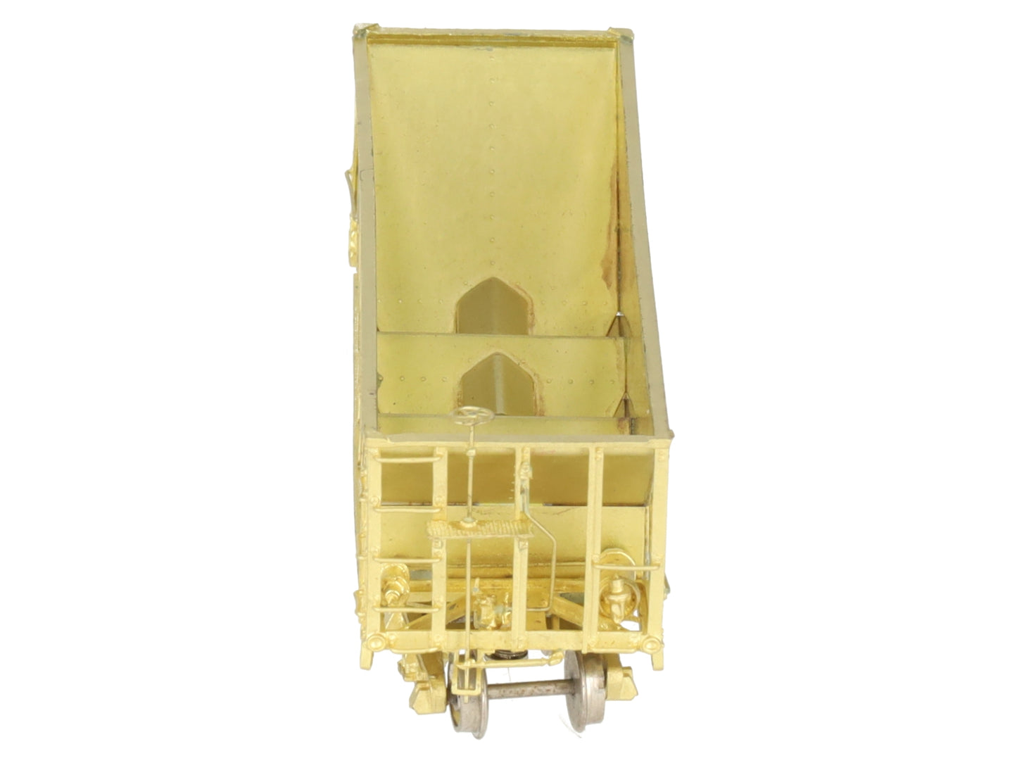 Hallmark Models HOn3 BRASS Undecorated Rolling Stock 3-Bay Hopper EX/Box