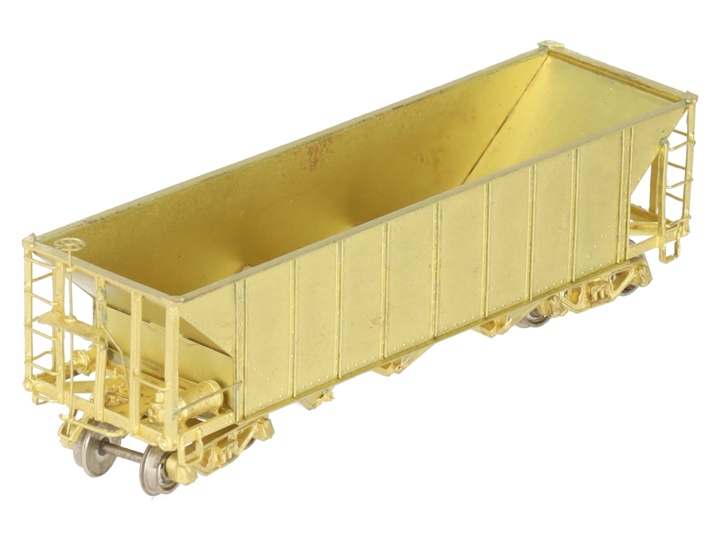 Hallmark Models HOn3 BRASS Undecorated Rolling Stock 3-Bay Hopper EX/Box