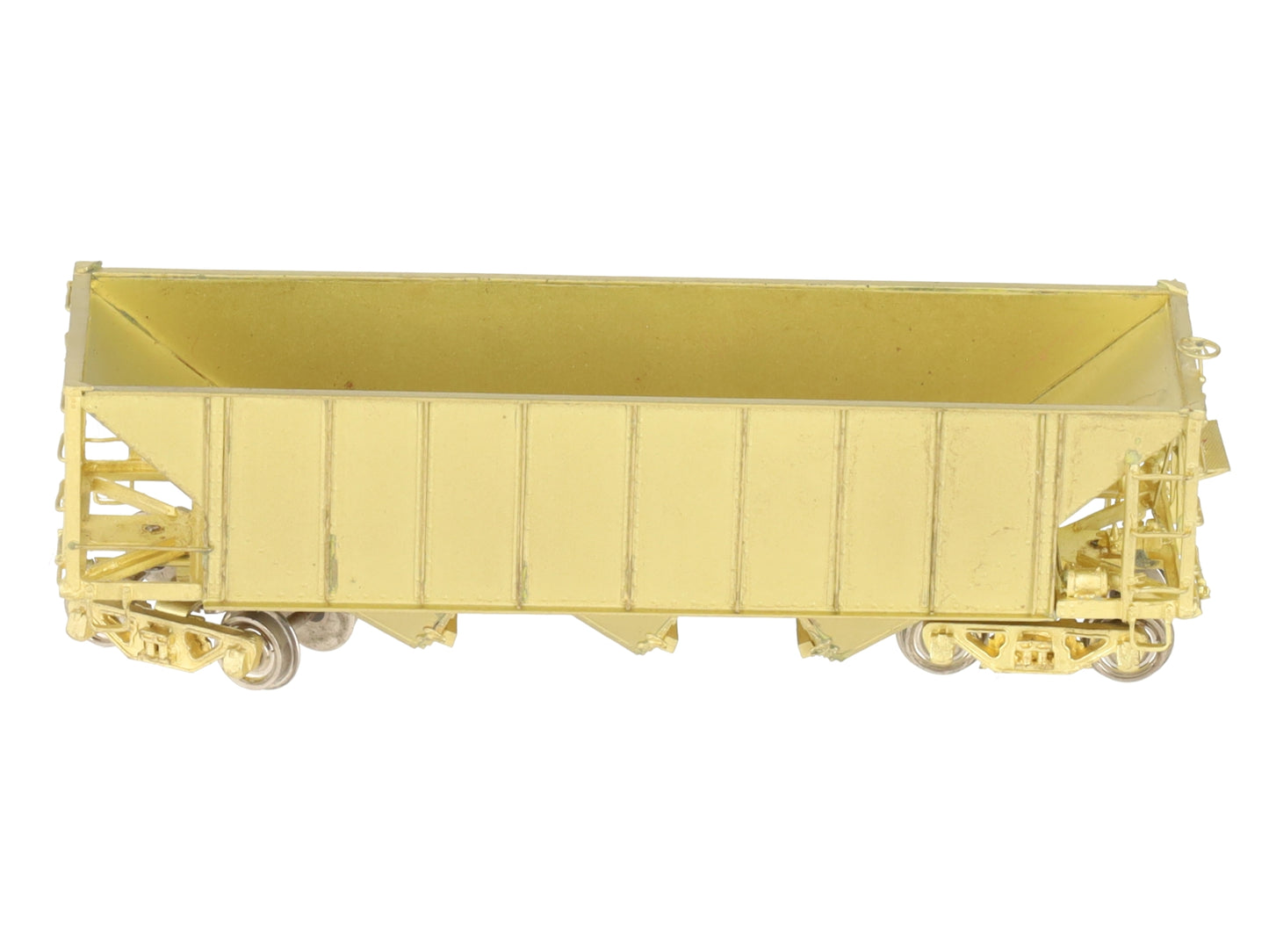 Hallmark Models HOn3 BRASS Undecorated Rolling Stock 3-Bay Hopper EX/Box