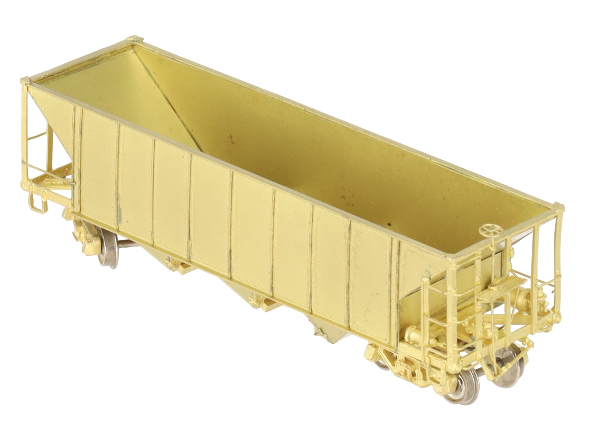 Hallmark Models HOn3 BRASS Undecorated Rolling Stock 3-Bay Hopper EX/Box