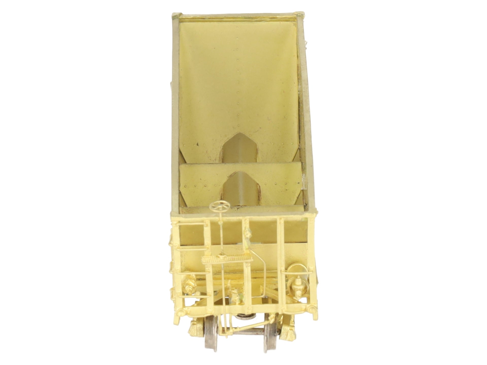 Hallmark Models HOn3 BRASS Undecorated Rolling Stock 3-Bay Hopper EX/Box