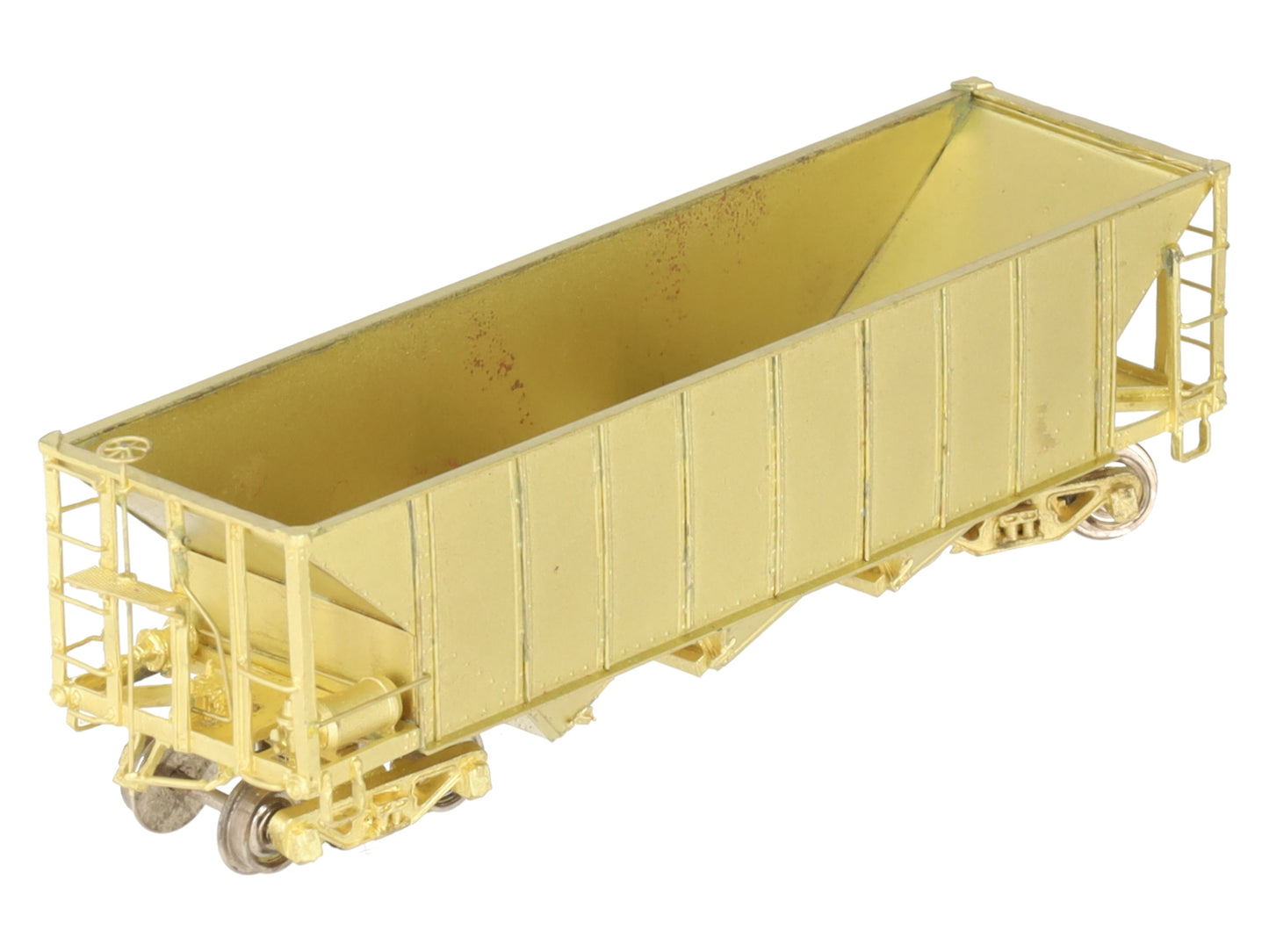 Hallmark Models HOn3 BRASS Undecorated Rolling Stock 3-Bay Hopper EX/Box