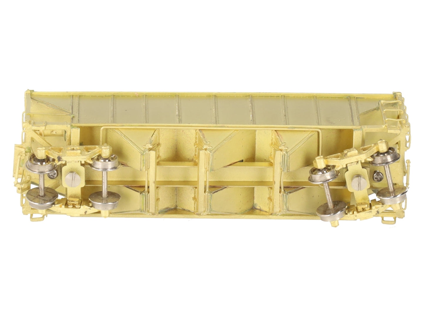 Hallmark Models HOn3 BRASS Undecorated Rolling Stock 3-Bay Hopper EX/Box