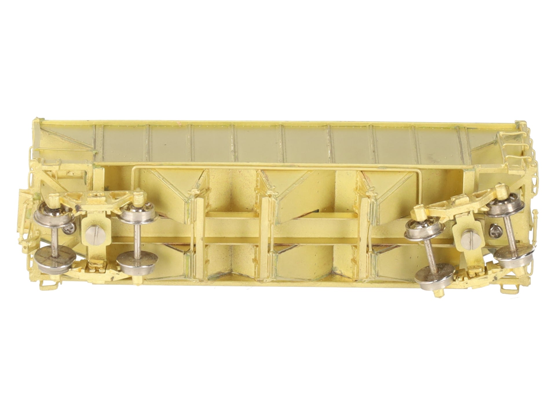 Hallmark Models HOn3 BRASS Undecorated Rolling Stock 3-Bay Hopper EX/Box