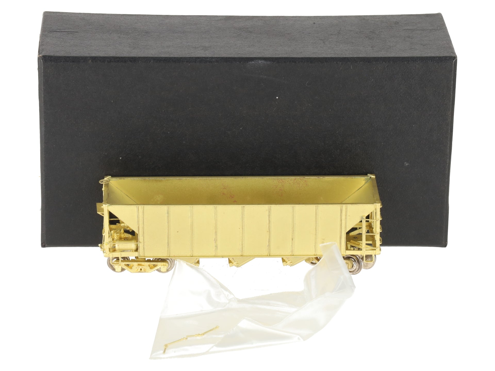 Hallmark Models HOn3 BRASS Undecorated Rolling Stock 3-Bay Hopper EX/Box