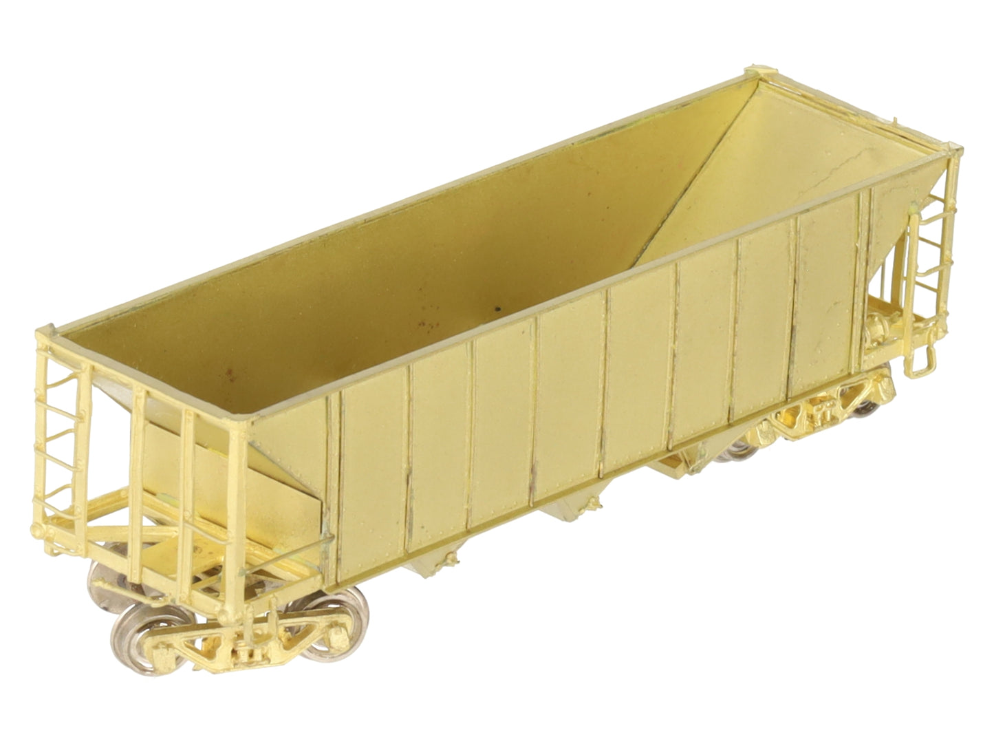 Hallmark Models HOn3 BRASS Undecorated Rolling Stock 3-Bay Hopper EX/Box