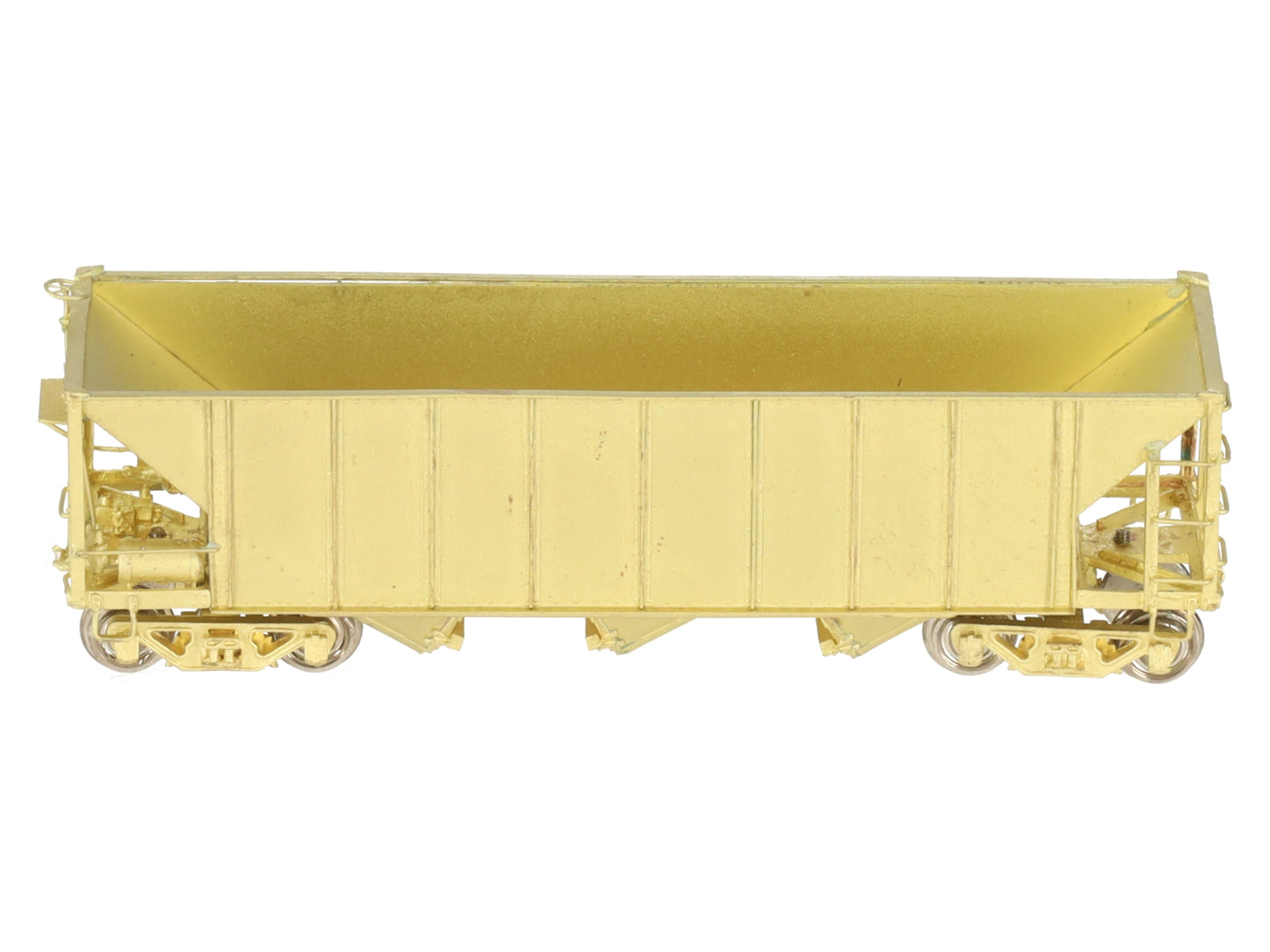 Hallmark Models HOn3 BRASS Undecorated Rolling Stock 3-Bay Hopper EX/Box