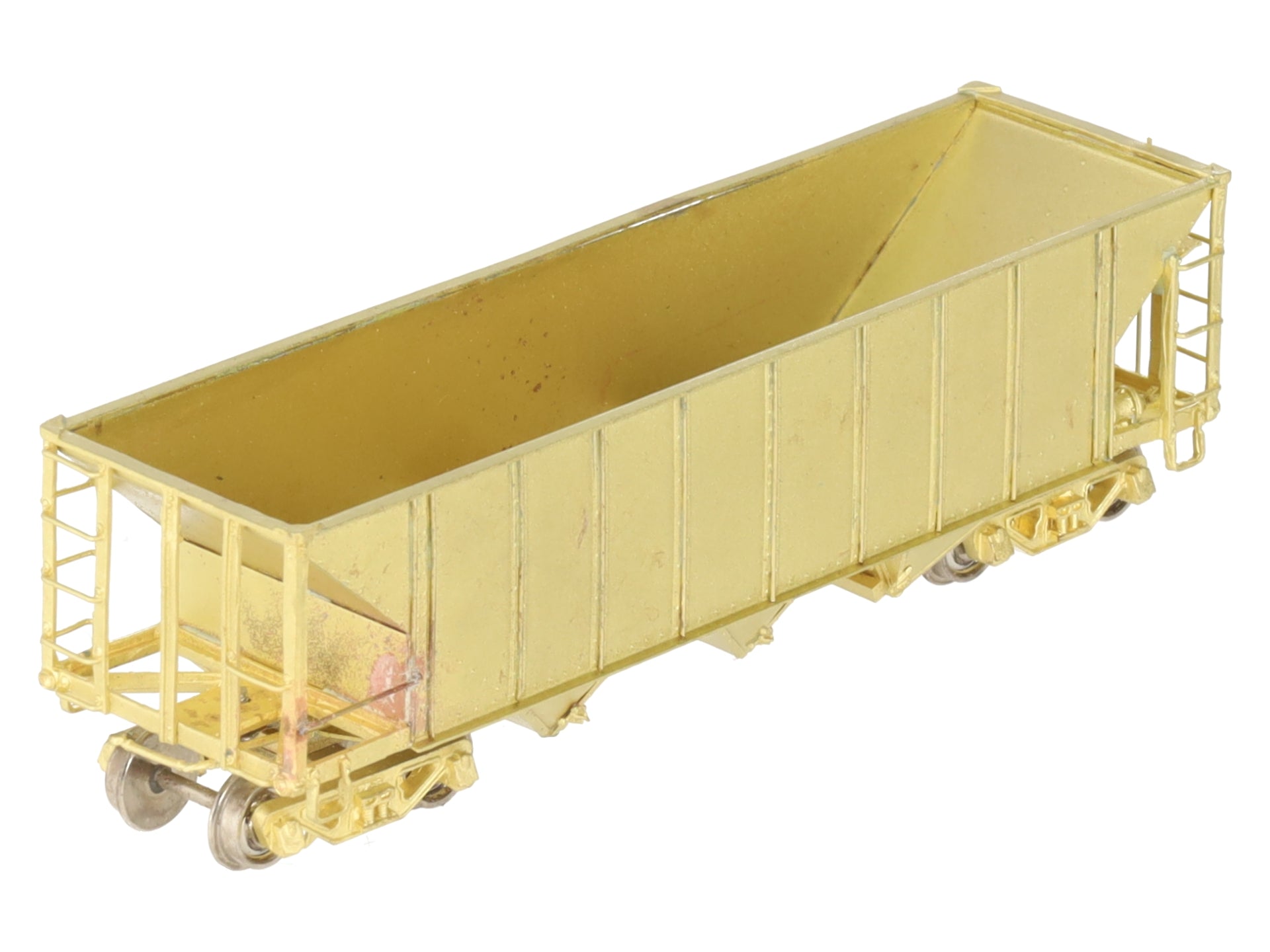 Hallmark Models HOn3 BRASS Undecorated Rolling Stock 3-Bay Hopper EX/Box