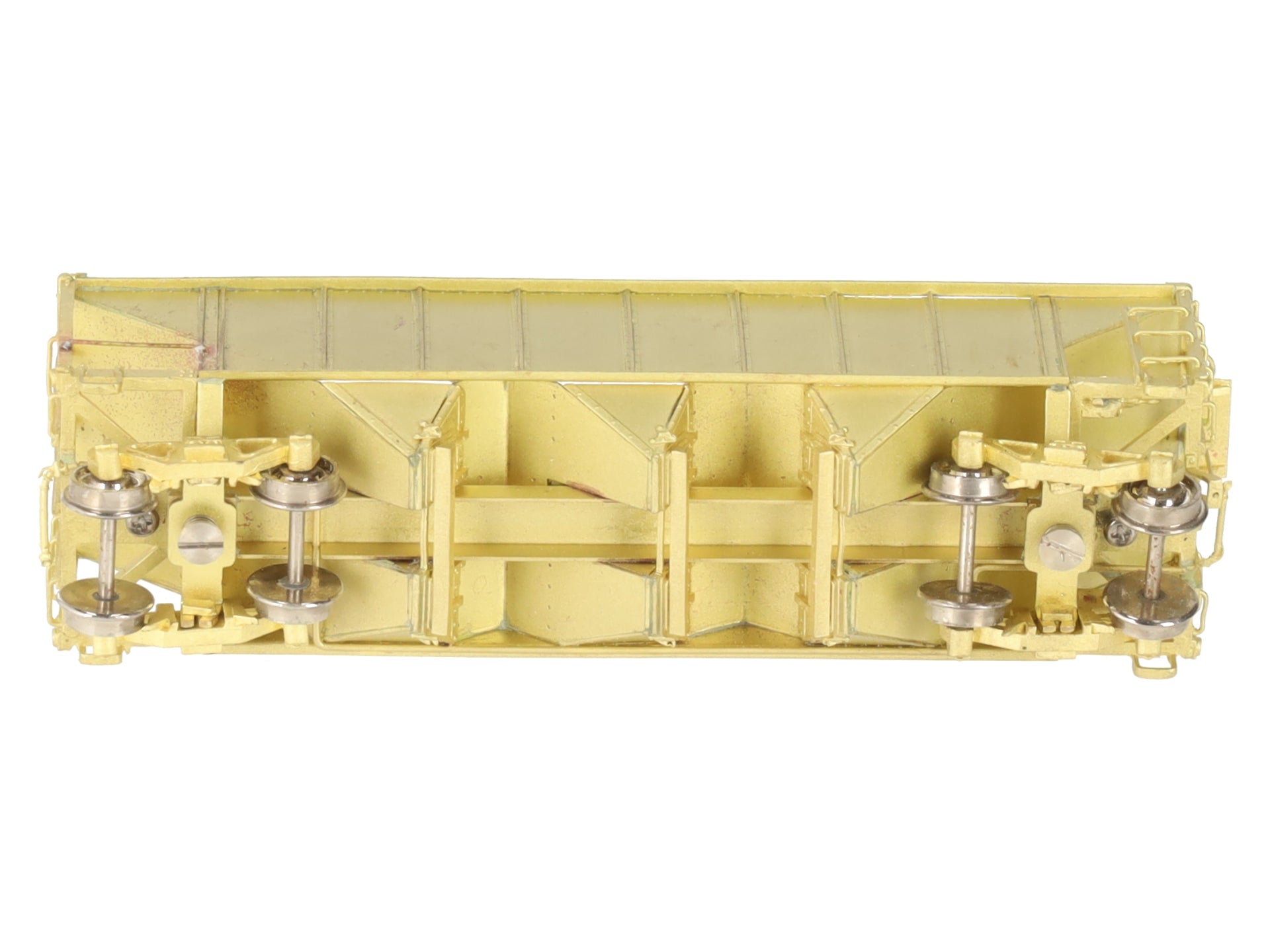 Hallmark Models HOn3 BRASS Undecorated Rolling Stock 3-Bay Hopper EX/Box