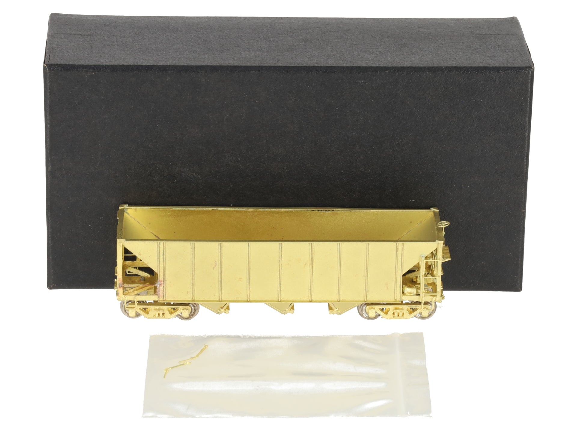 Hallmark Models HOn3 BRASS Undecorated Rolling Stock 3-Bay Hopper EX/Box