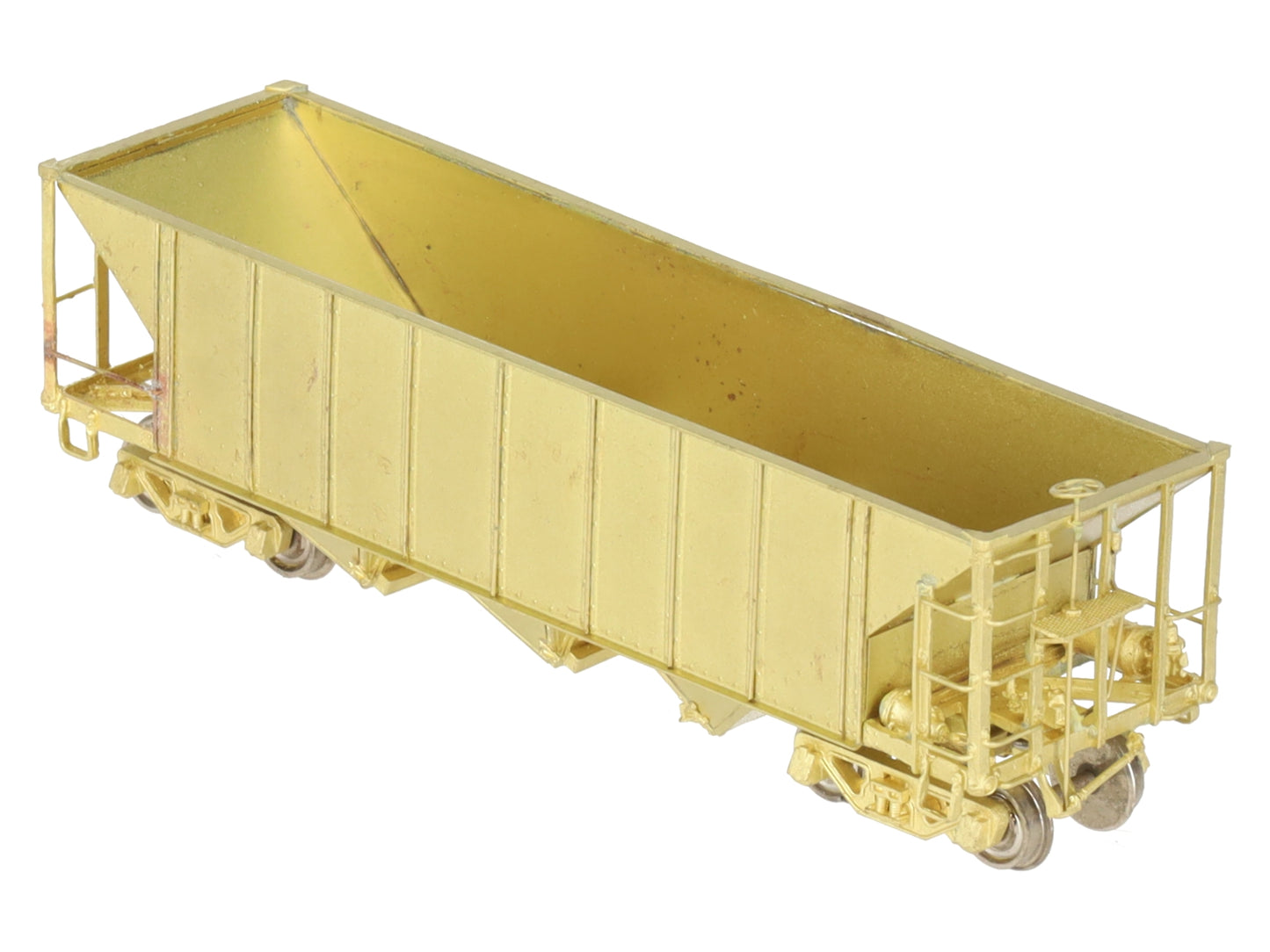 Hallmark Models HOn3 BRASS Undecorated Rolling Stock 3-Bay Hopper EX/Box