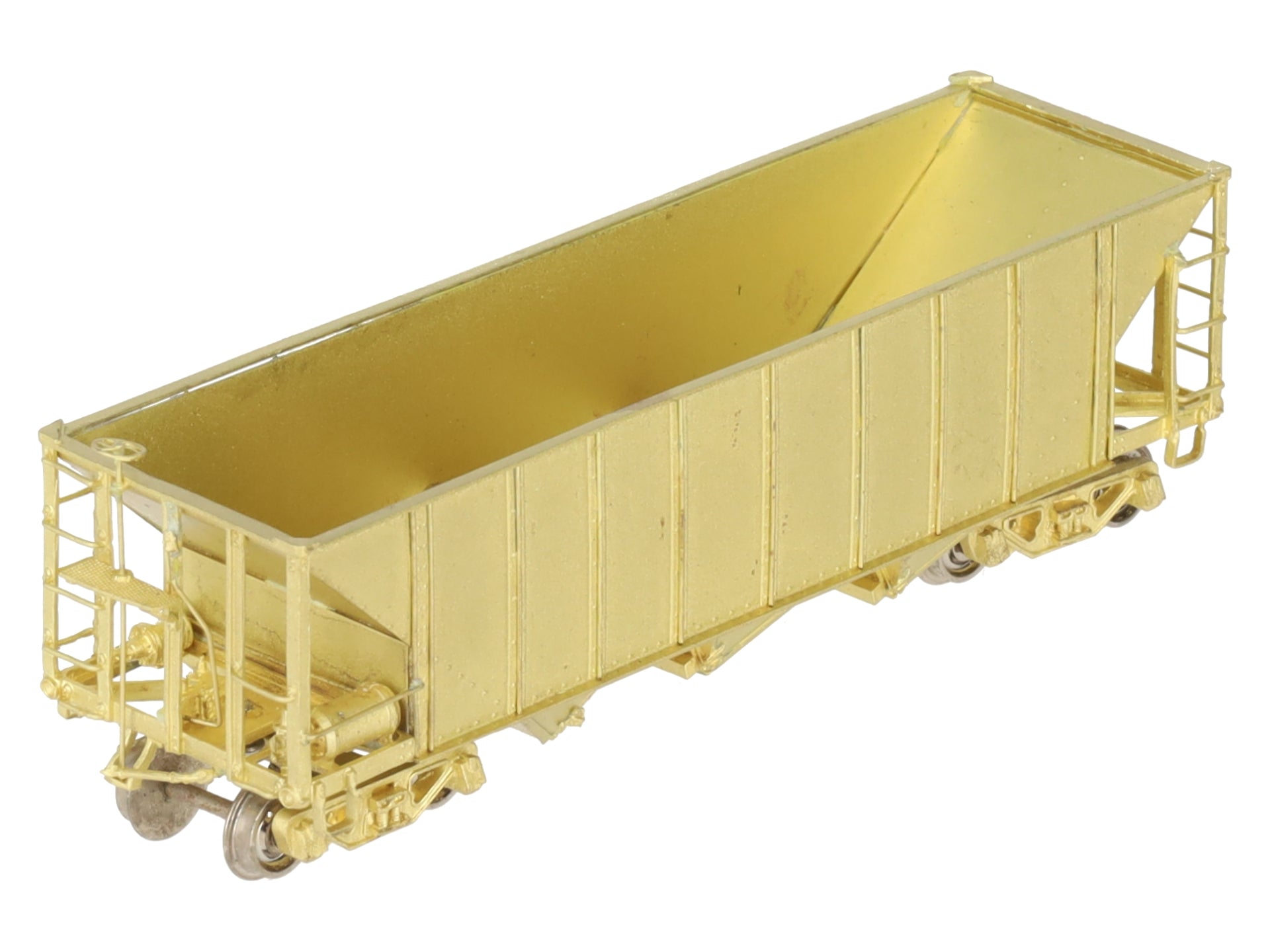 Hallmark Models HOn3 BRASS Undecorated Rolling Stock 3-Bay Hopper EX/Box