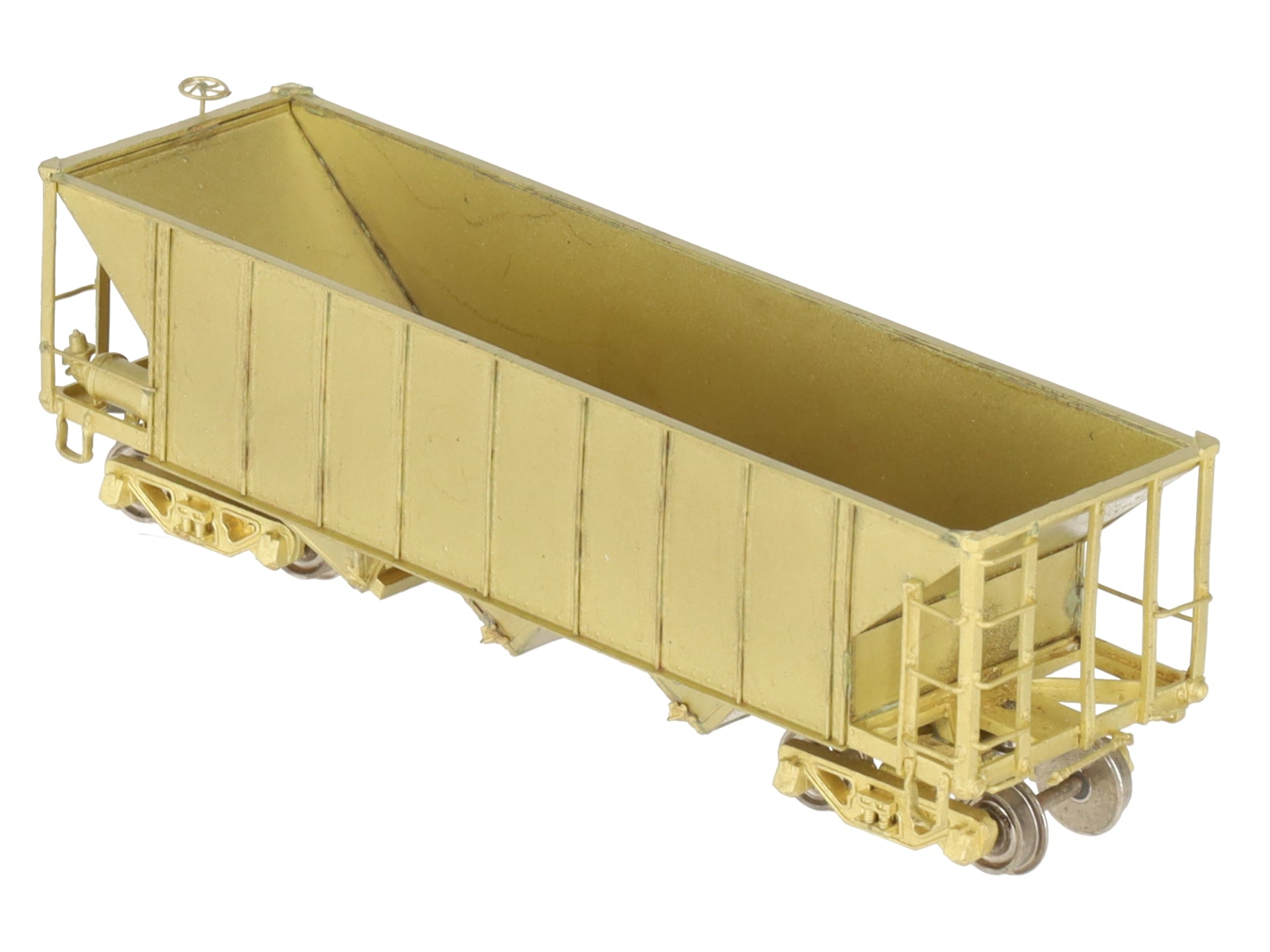 Hallmark Models HOn3 BRASS Undecorated Rolling Stock 3-Bay Hopper EX/Box
