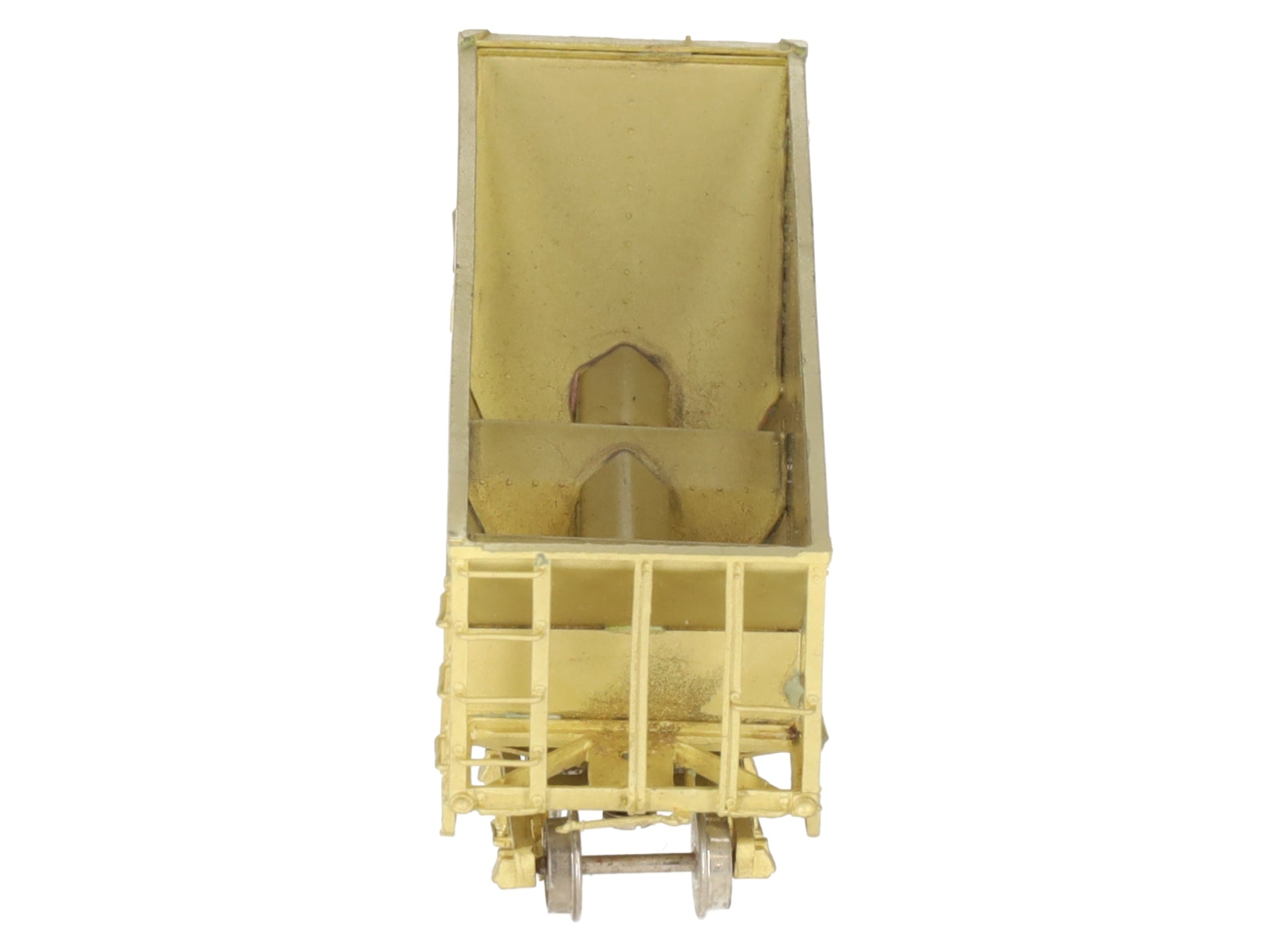 Hallmark Models HOn3 BRASS Undecorated Rolling Stock 3-Bay Hopper EX/Box