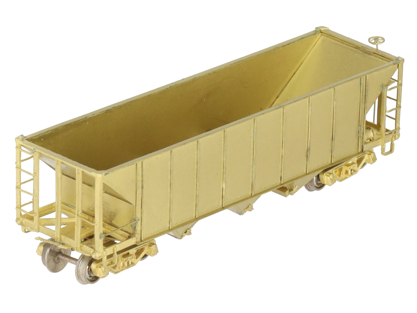 Hallmark Models HOn3 BRASS Undecorated Rolling Stock 3-Bay Hopper EX/Box