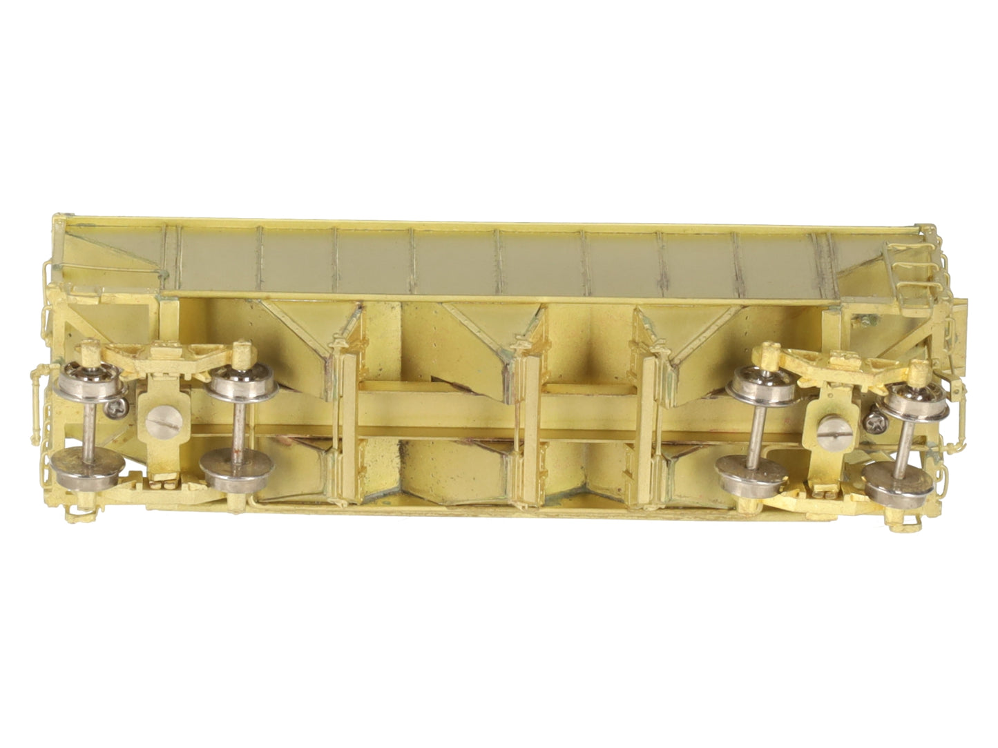 Hallmark Models HOn3 BRASS Undecorated Rolling Stock 3-Bay Hopper EX/Box