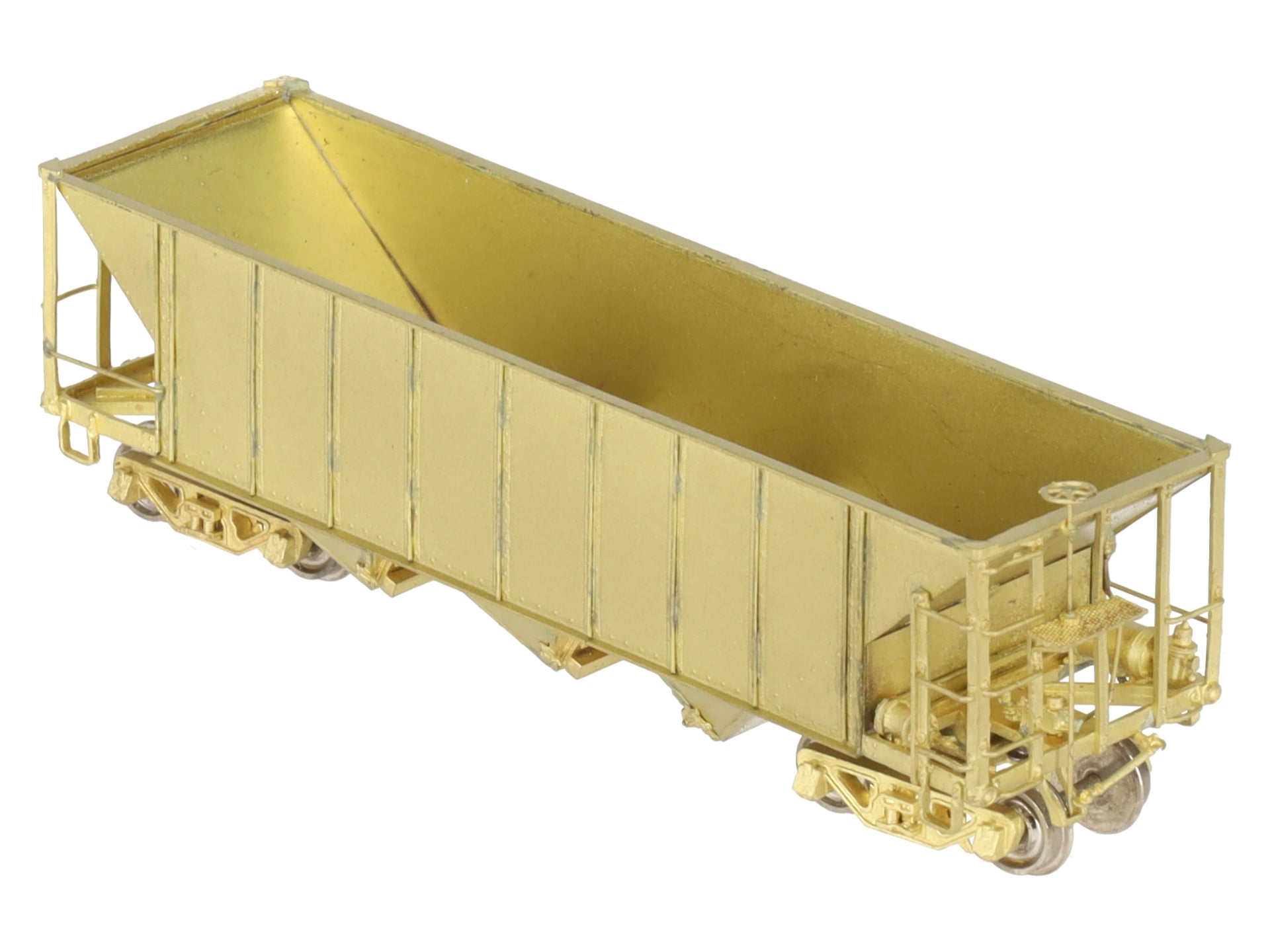 Hallmark Models HOn3 BRASS Undecorated Rolling Stock 3-Bay Hopper EX/Box