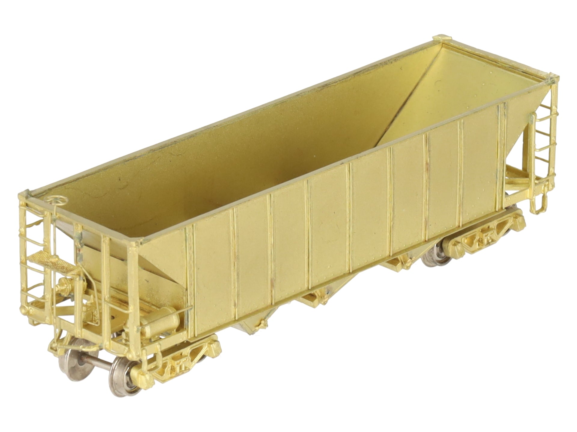 Hallmark Models HOn3 BRASS Undecorated Rolling Stock 3-Bay Hopper EX/Box