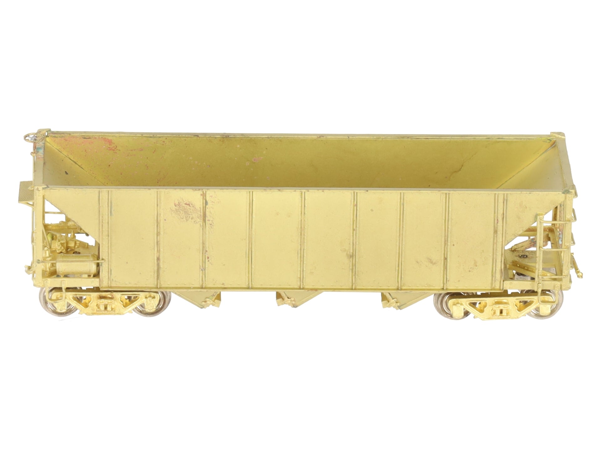 Hallmark Models HOn3 BRASS Undecorated Rolling Stock 3-Bay Hopper VG/Box