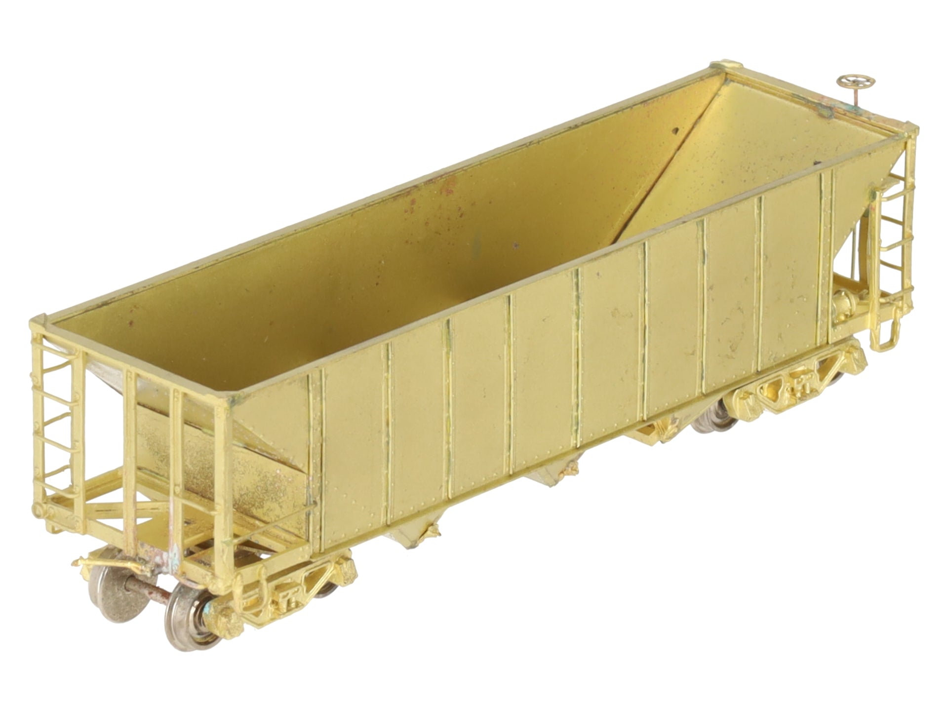 Hallmark Models HOn3 BRASS Undecorated Rolling Stock 3-Bay Hopper VG/Box