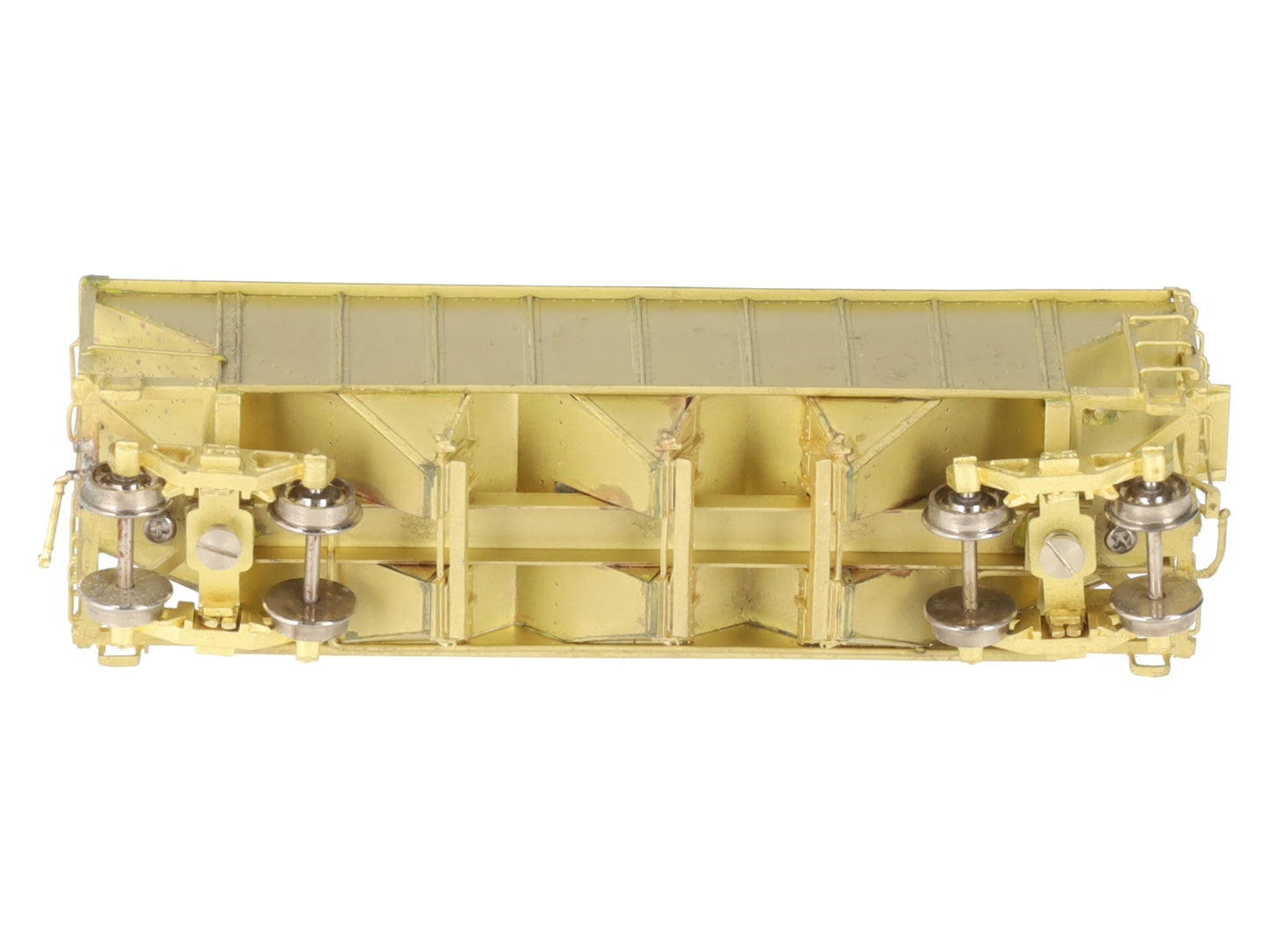 Hallmark Models HOn3 BRASS Undecorated Rolling Stock 3-Bay Hopper VG/Box