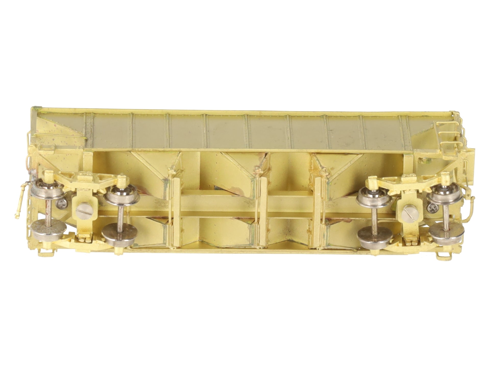 Hallmark Models HOn3 BRASS Undecorated Rolling Stock 3-Bay Hopper VG/Box