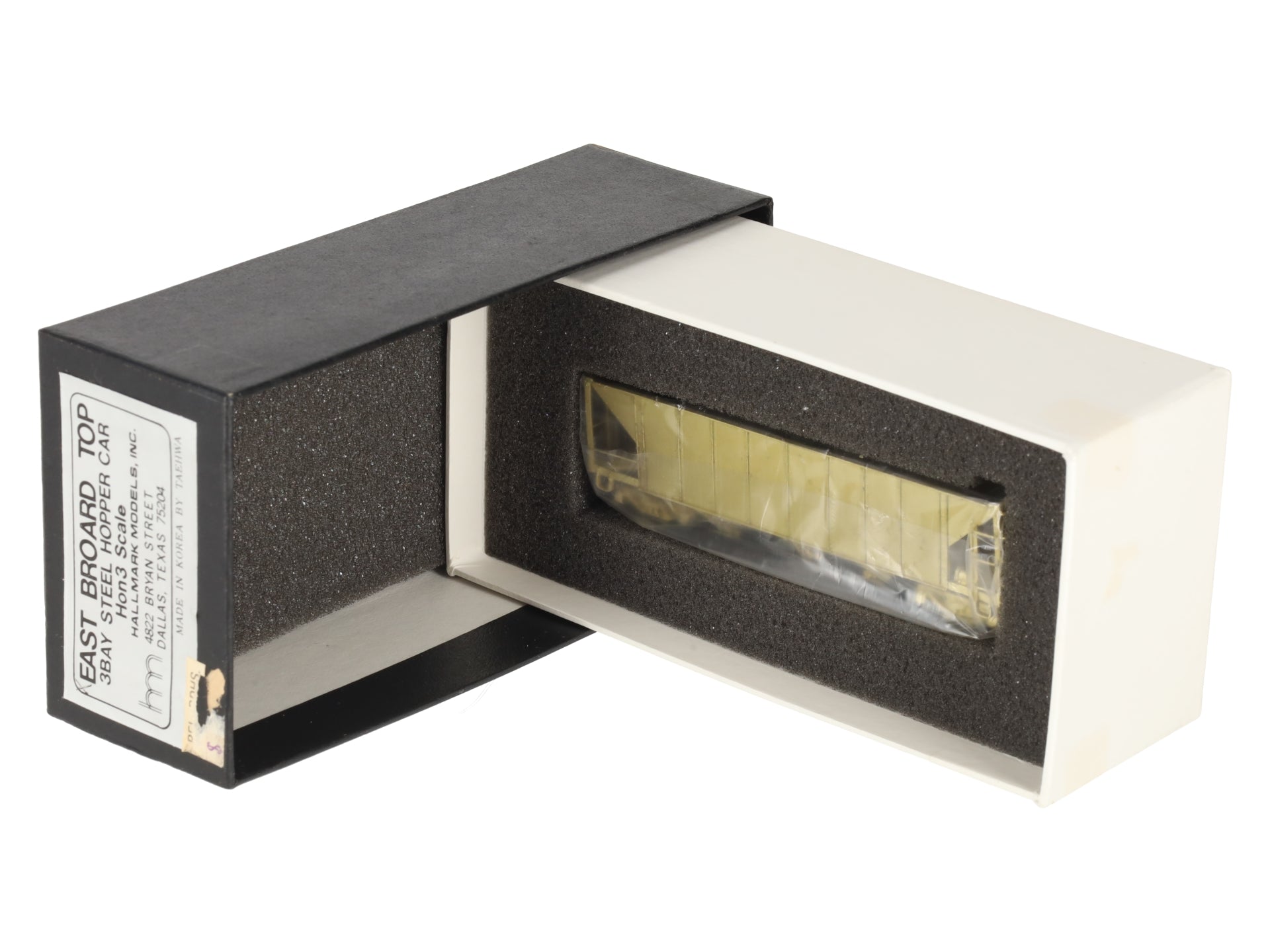 Hallmark Models HOn3 BRASS Undecorated Rolling Stock 3-Bay Hopper VG/Box