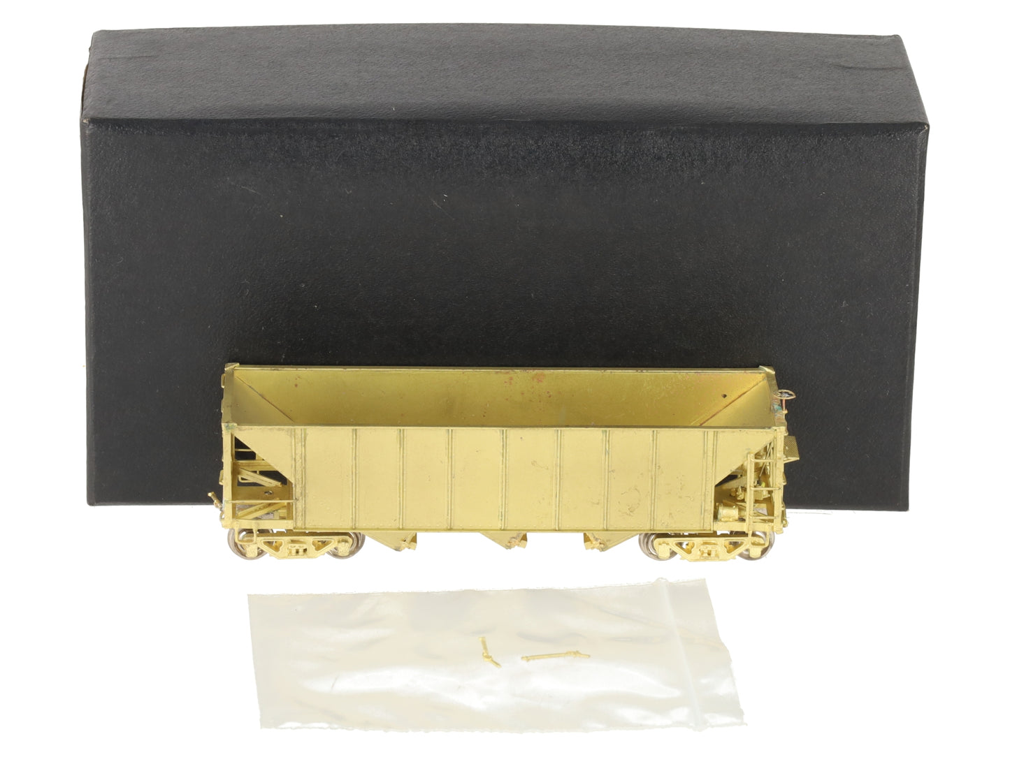 Hallmark Models HOn3 BRASS Undecorated Rolling Stock 3-Bay Hopper VG/Box
