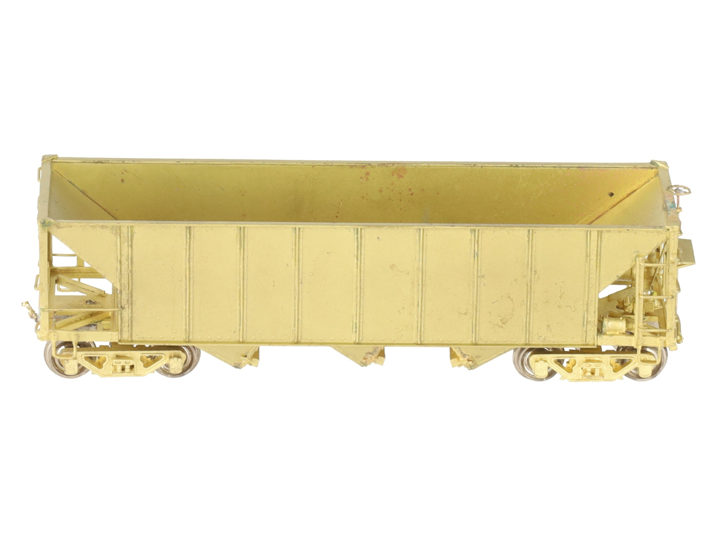 Hallmark Models HOn3 BRASS Undecorated Rolling Stock 3-Bay Hopper VG/Box