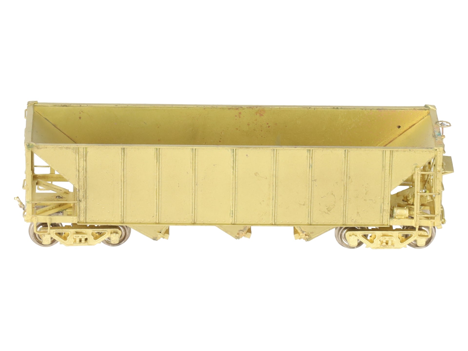 Hallmark Models HOn3 BRASS Undecorated Rolling Stock 3-Bay Hopper VG/Box