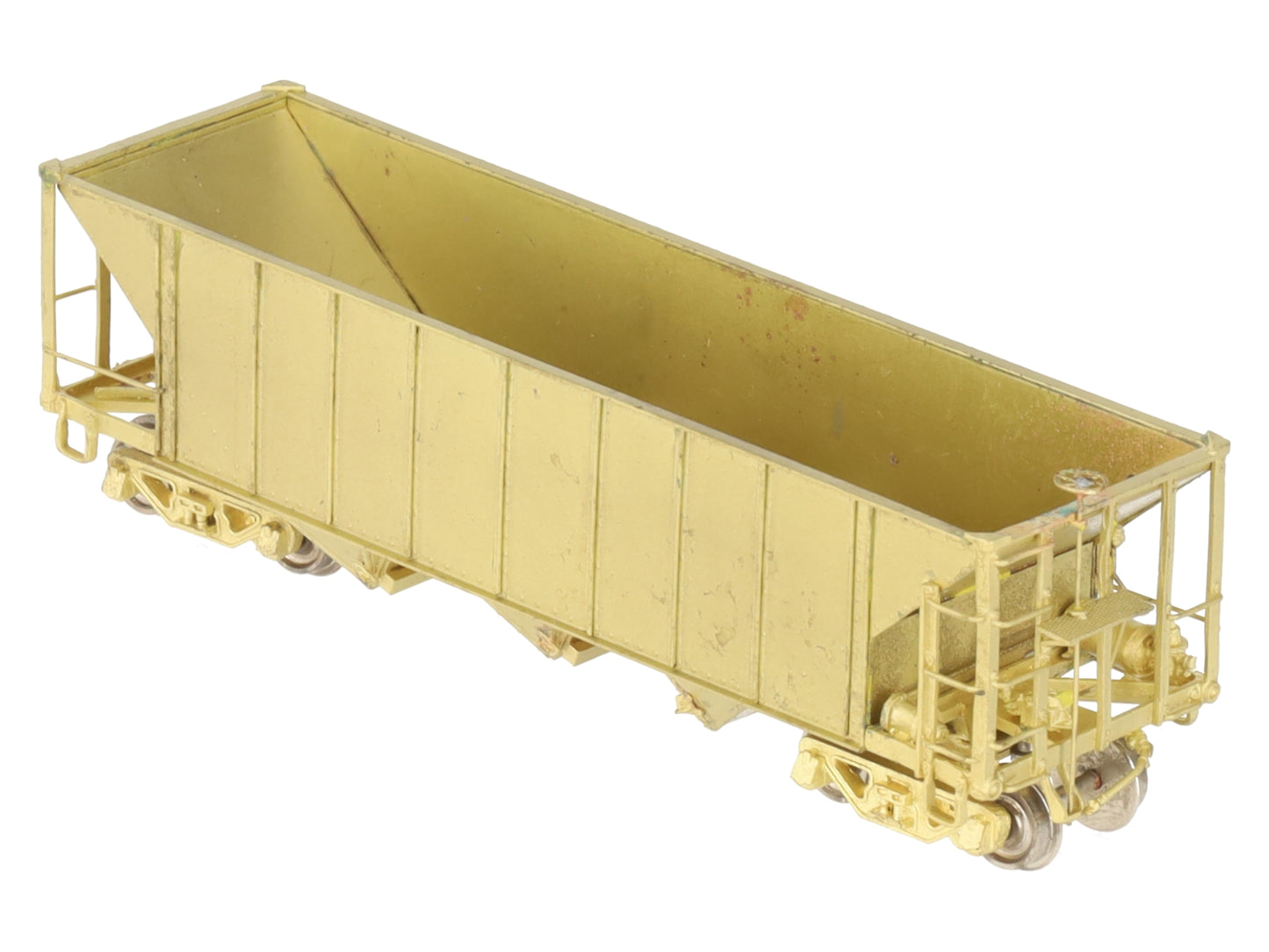Hallmark Models HOn3 BRASS Undecorated Rolling Stock 3-Bay Hopper VG/Box