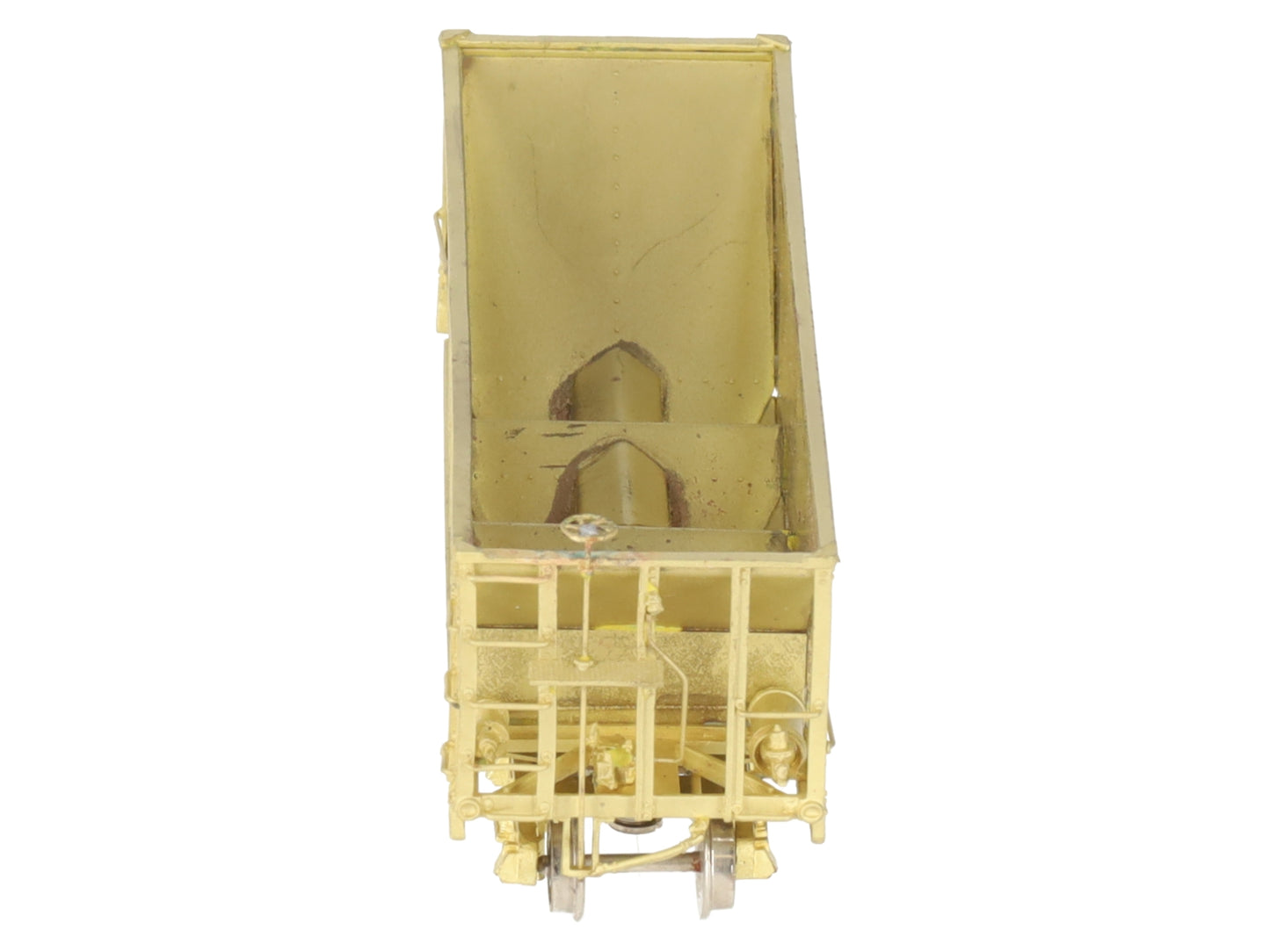 Hallmark Models HOn3 BRASS Undecorated Rolling Stock 3-Bay Hopper VG/Box
