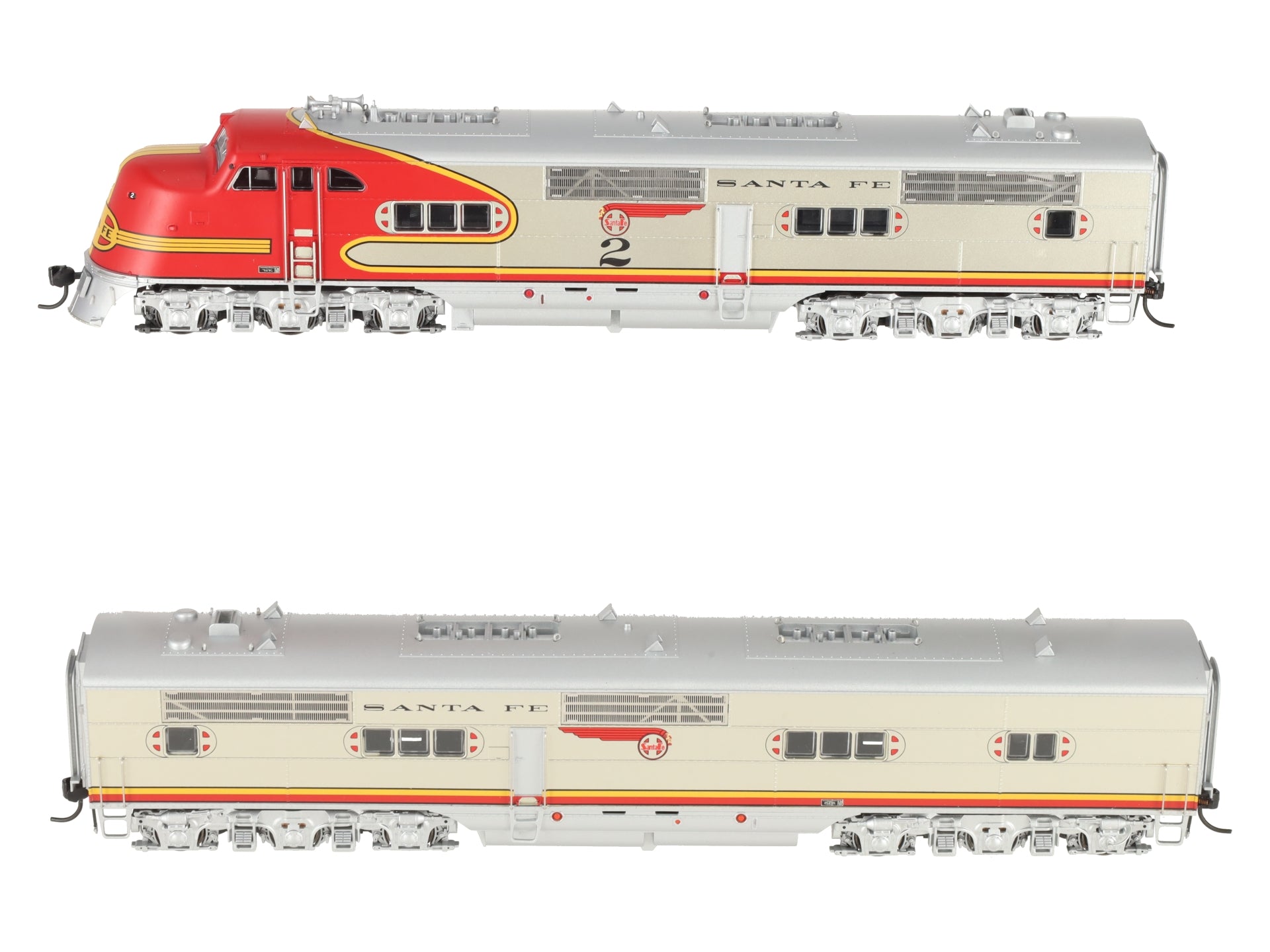 Broadway Limited 6897 HO ATSF E1 A/B Diesel Locomotive Sound/DC/DCC #2L/2A LN/Box