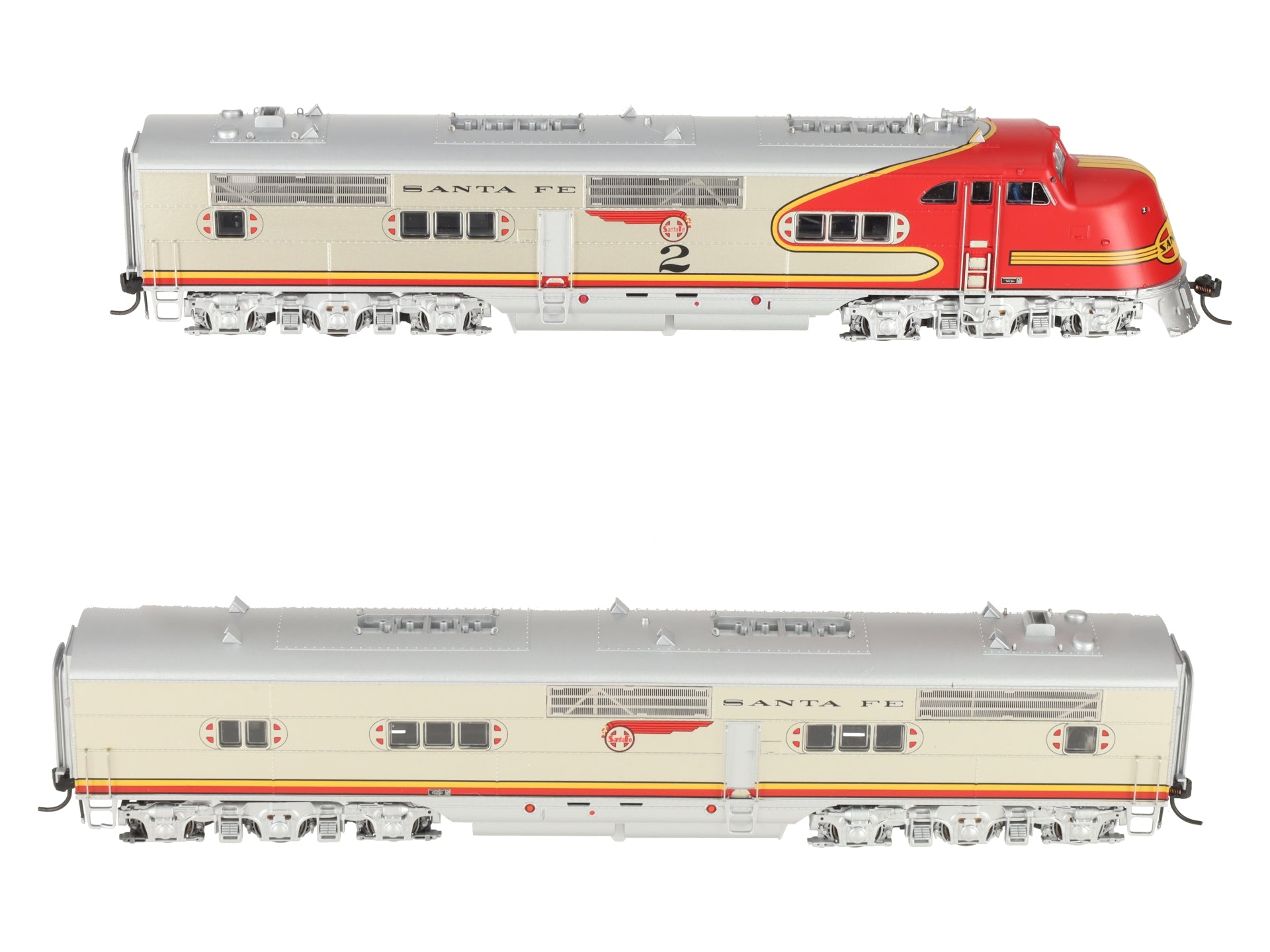 Broadway Limited 6897 HO ATSF E1 A/B Diesel Locomotive Sound/DC/DCC #2L/2A LN/Box