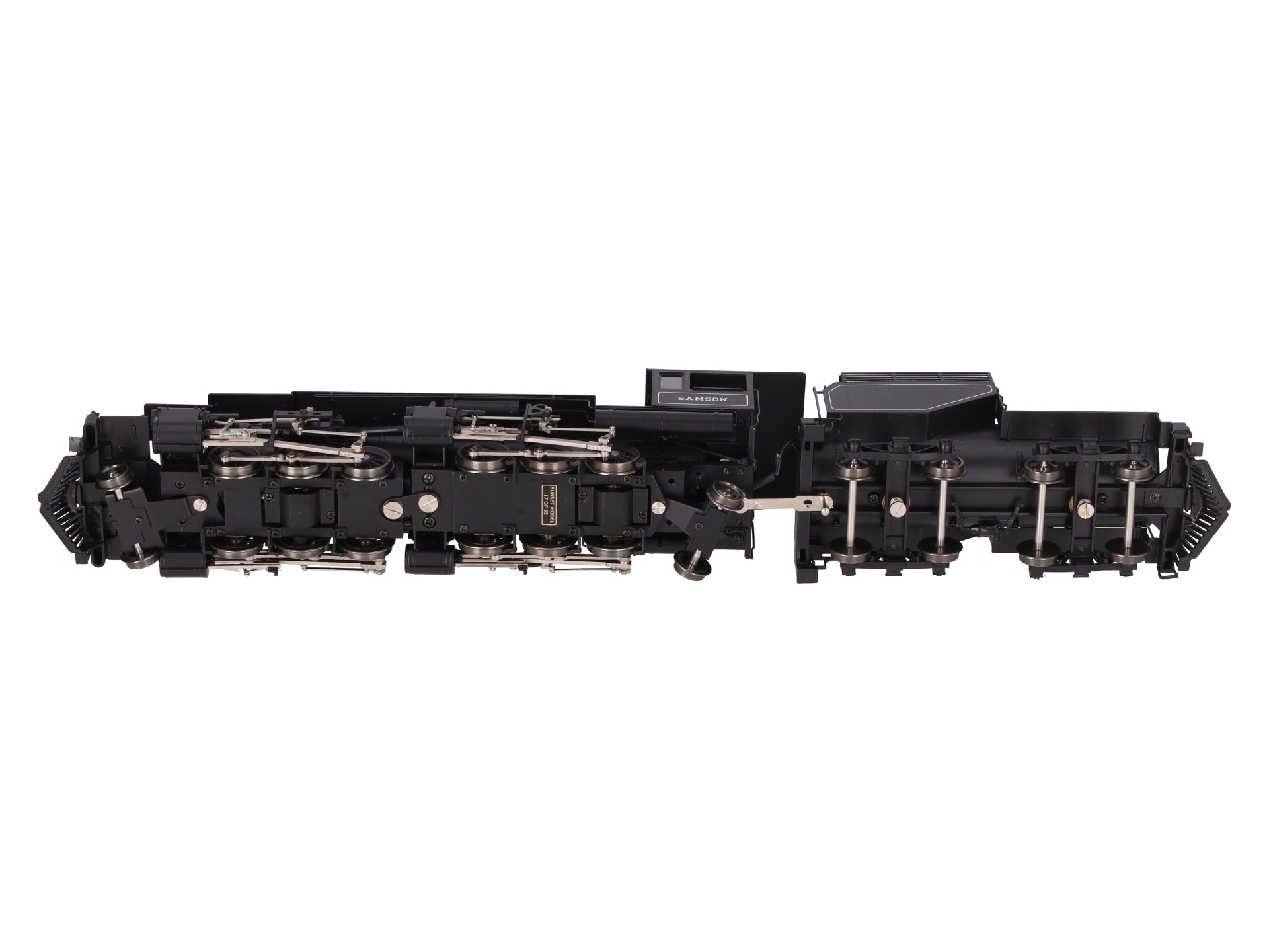 Sunset Models O Brass Samson Green Boiler 2-6-6-2 Steam Loco & Tender #7 2-Rail EX/Box