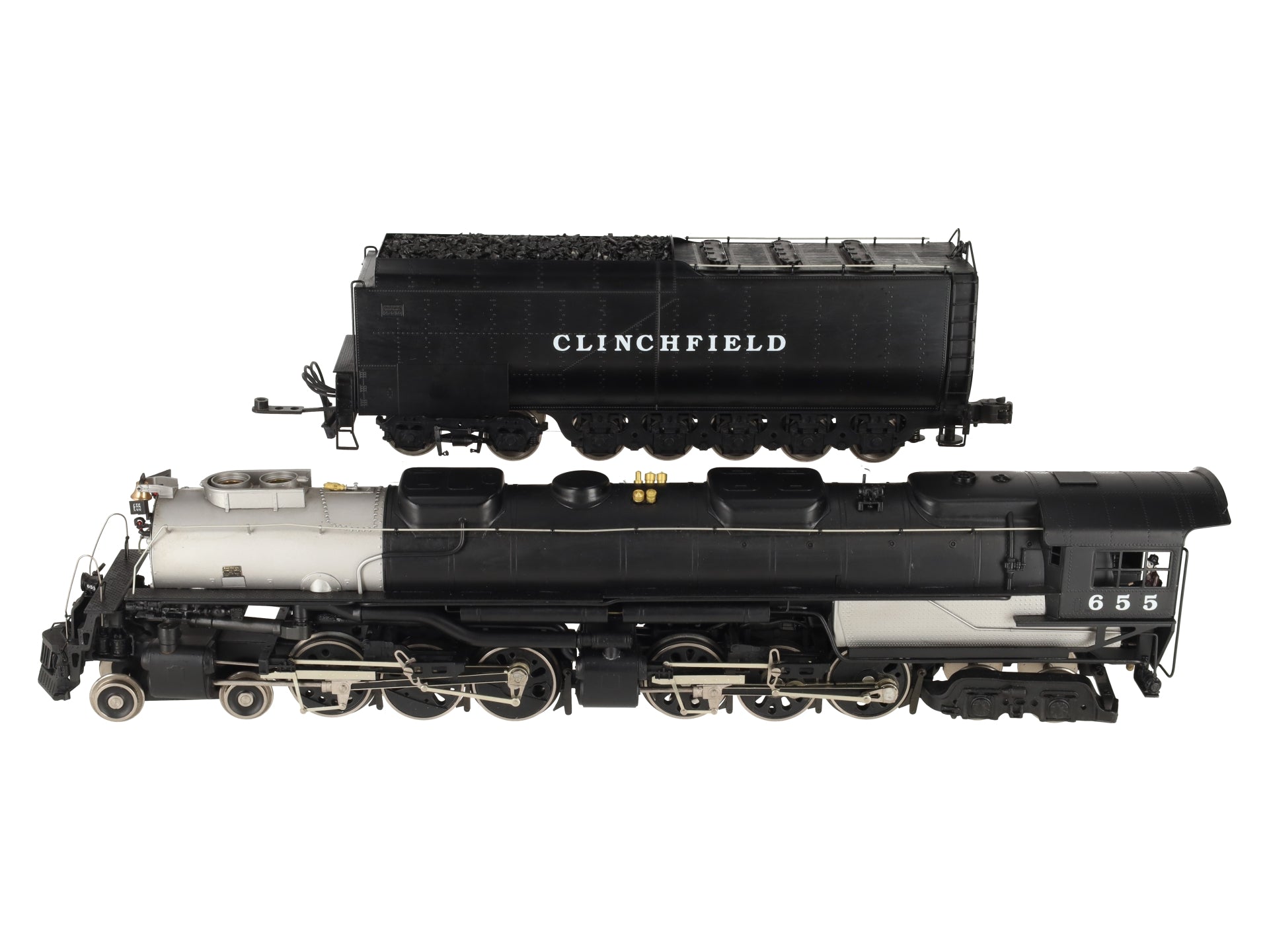 Williams O Brass Clinchfield Challenger BS O5 4-6-6-4 Steam Locomotive & Tender EX/Box