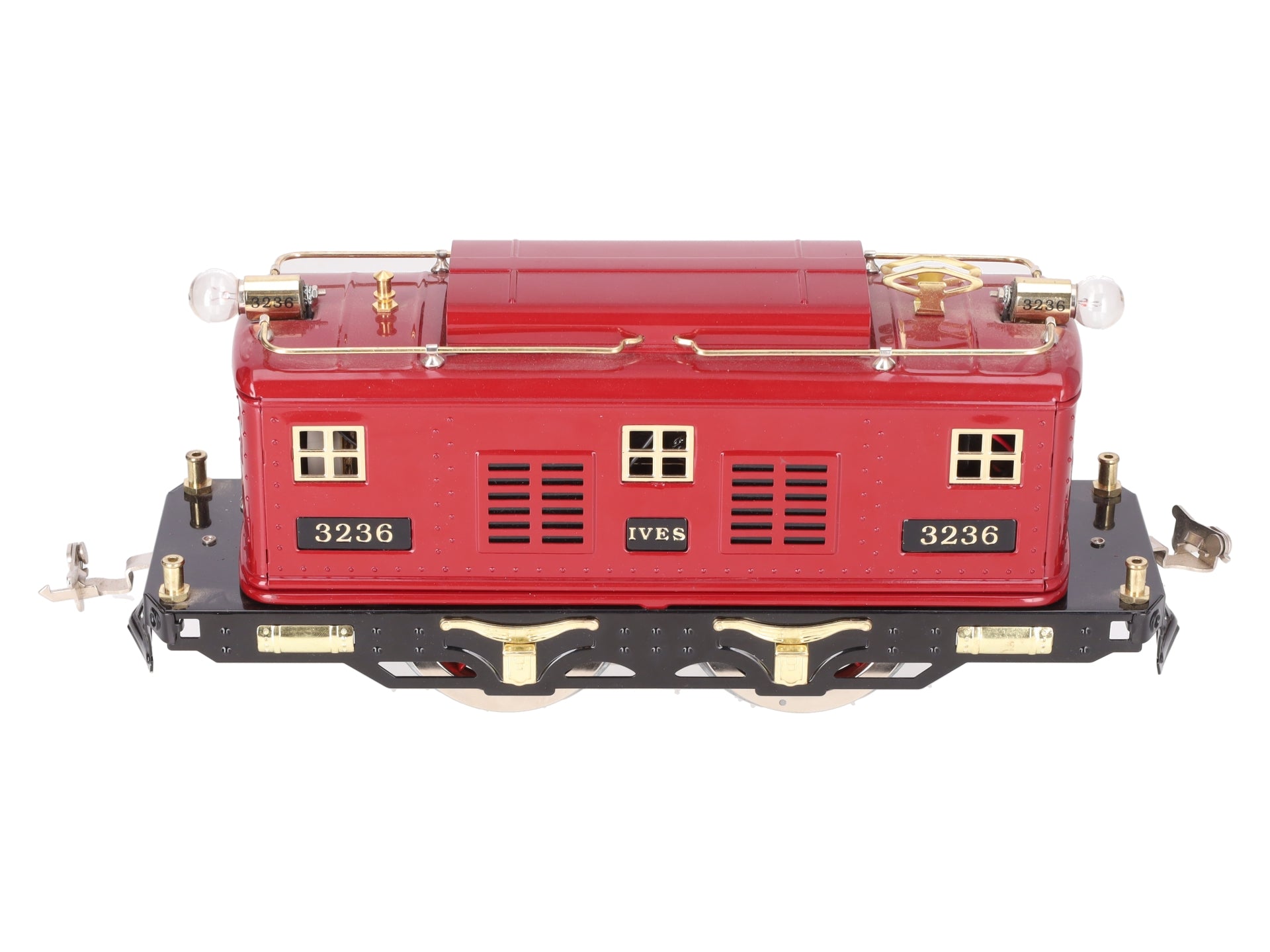 MTH 10-1287-0 Standard Gauge Red & Black Ives #3236 Locomotive - Traditional EX