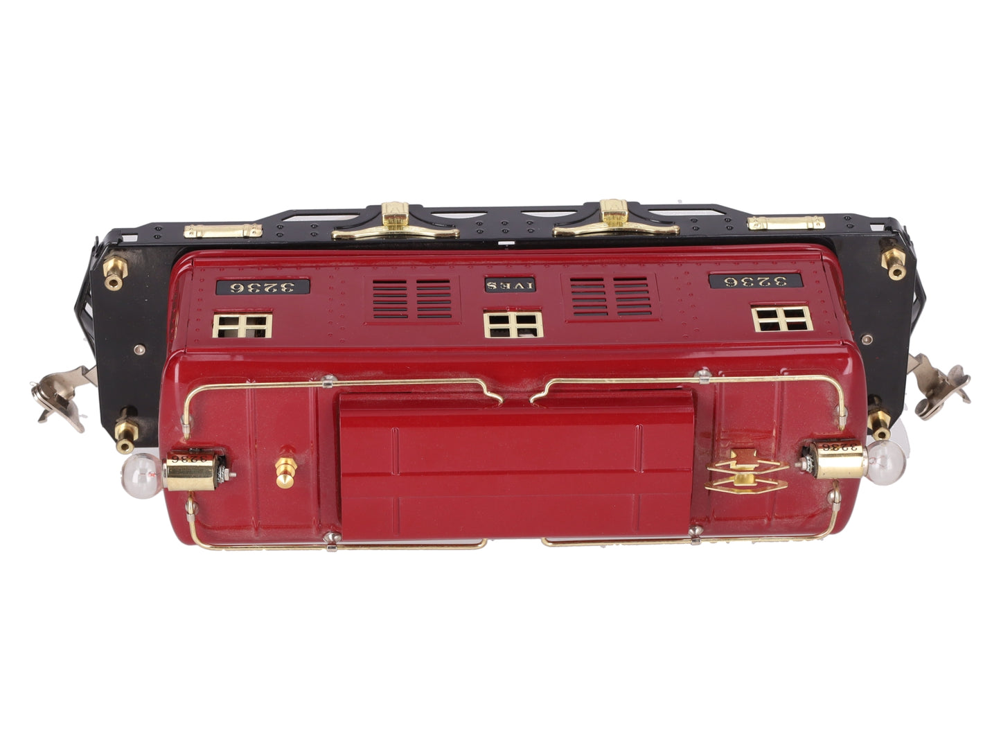 MTH 10-1287-0 Standard Gauge Red & Black Ives #3236 Locomotive - Traditional EX