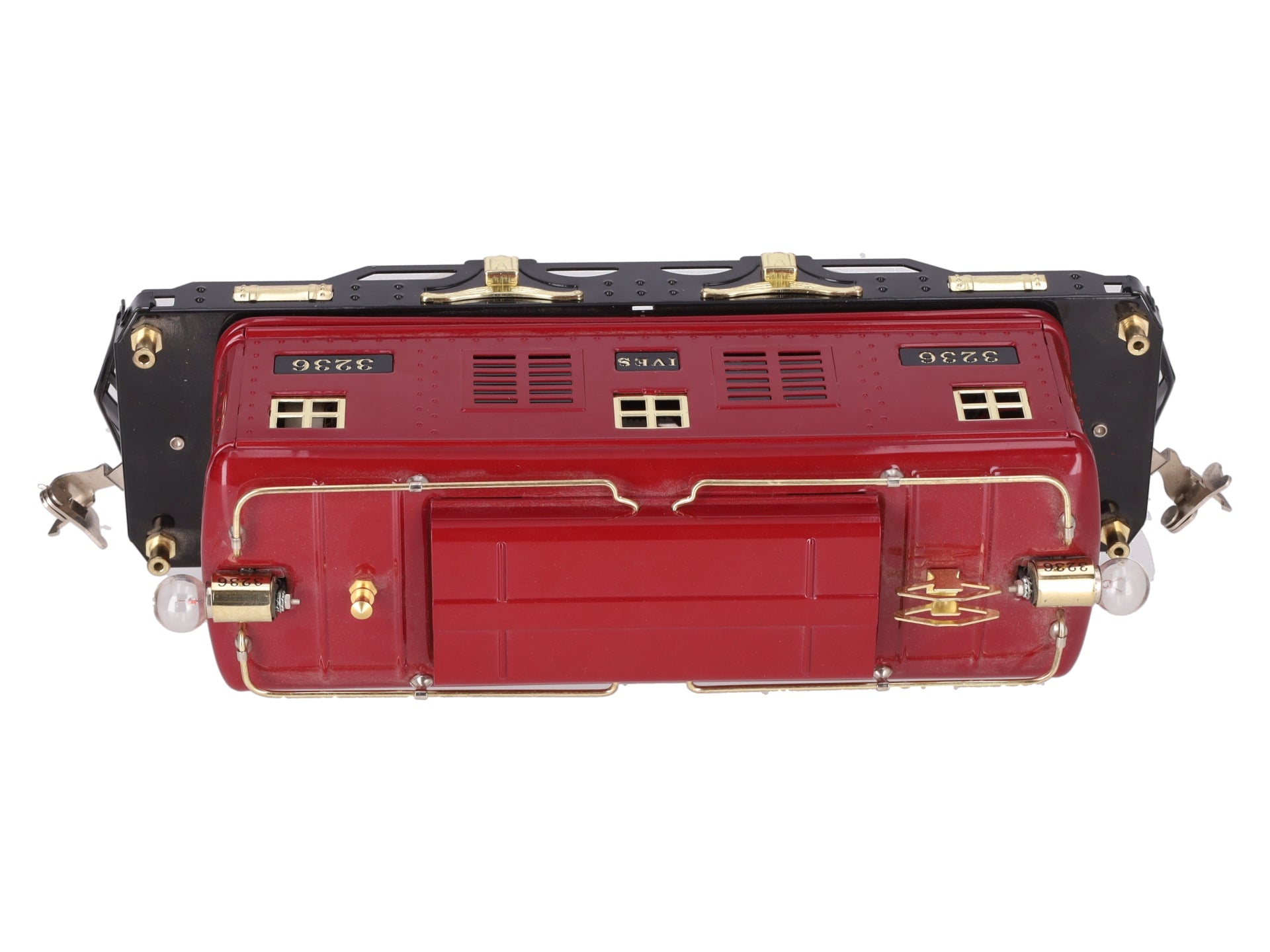 MTH 10-1287-0 Standard Gauge Red & Black Ives #3236 Locomotive - Traditional EX