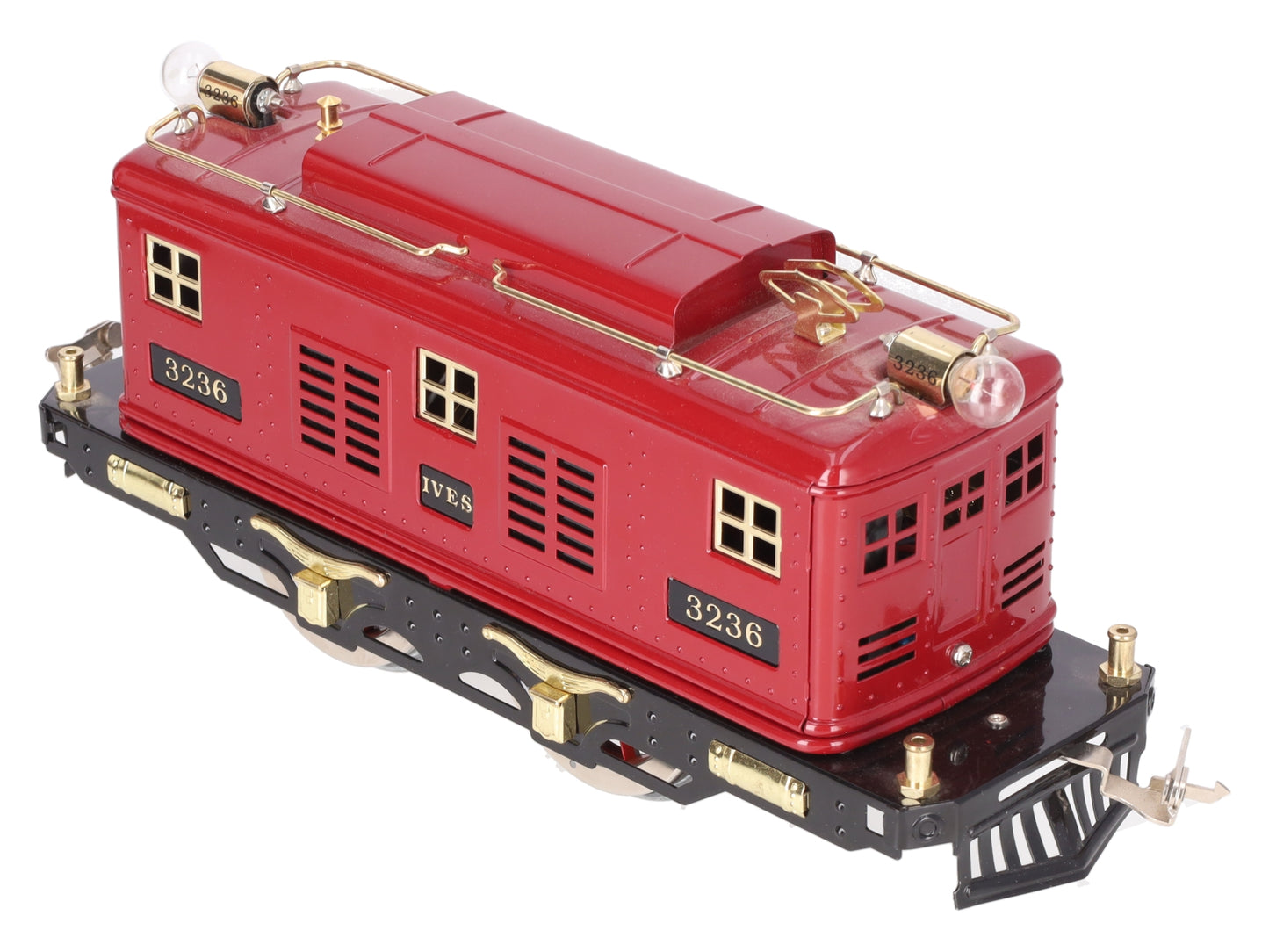 MTH 10-1287-0 Standard Gauge Red & Black Ives #3236 Locomotive - Traditional EX